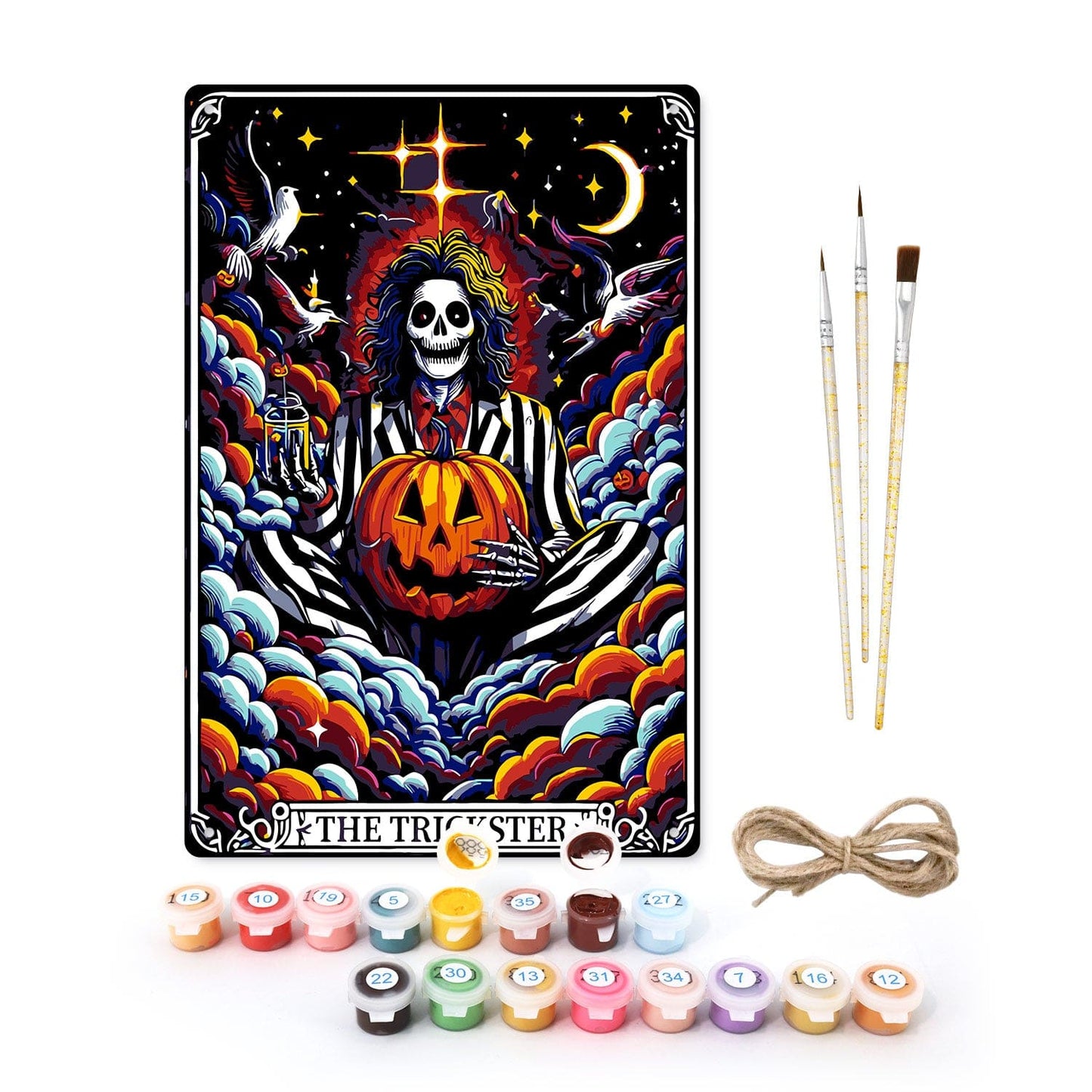 DIYArtCool™ Metal Bar/Posters Art Paint By Numbers- The Trickster #28 (20x30cm /7.8"x11.8")
