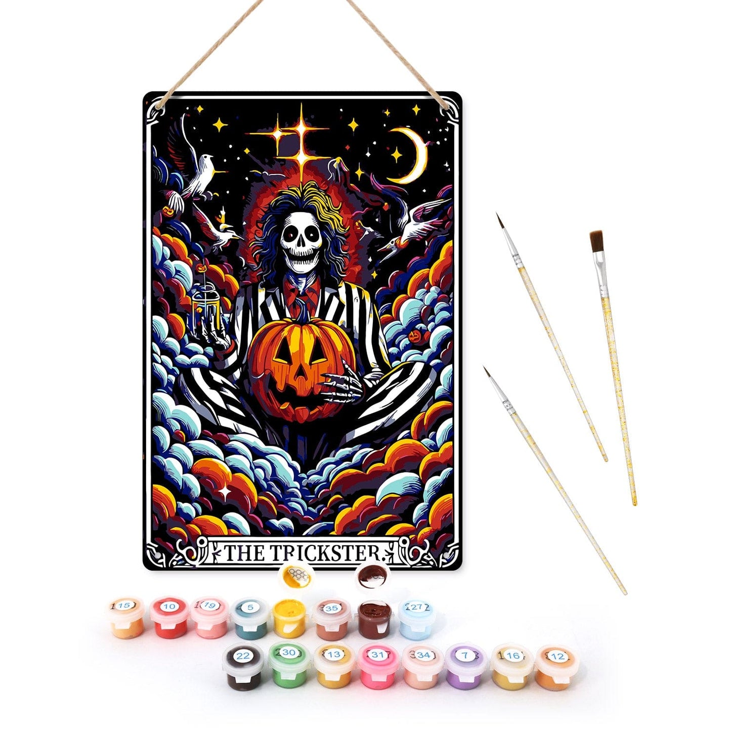 DIYArtCool™ Metal Bar/Posters Art Paint By Numbers- The Trickster #28 (20x30cm /7.8"x11.8")