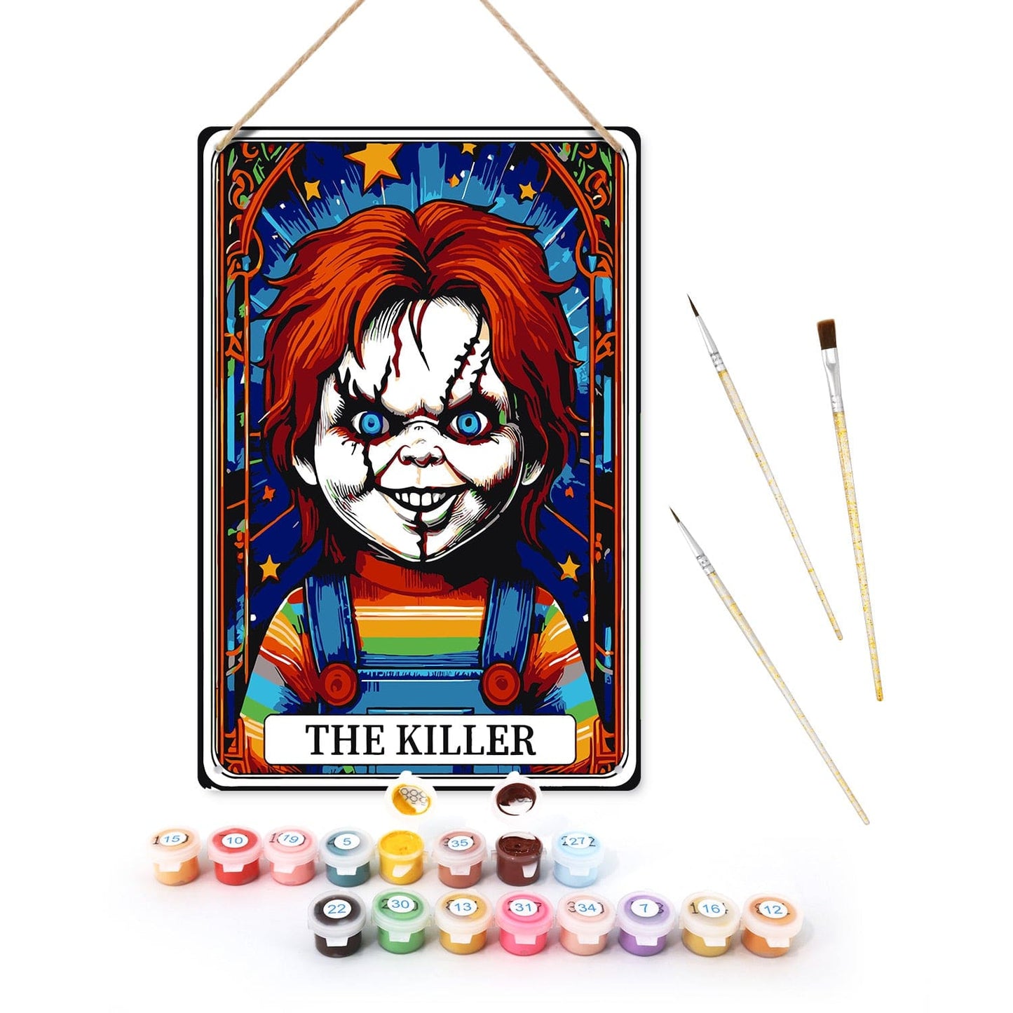 DIYArtCool™ Metal Bar/Posters Art Paint By Numbers- The Killer #31 (20x30cm /7.8"x11.8")