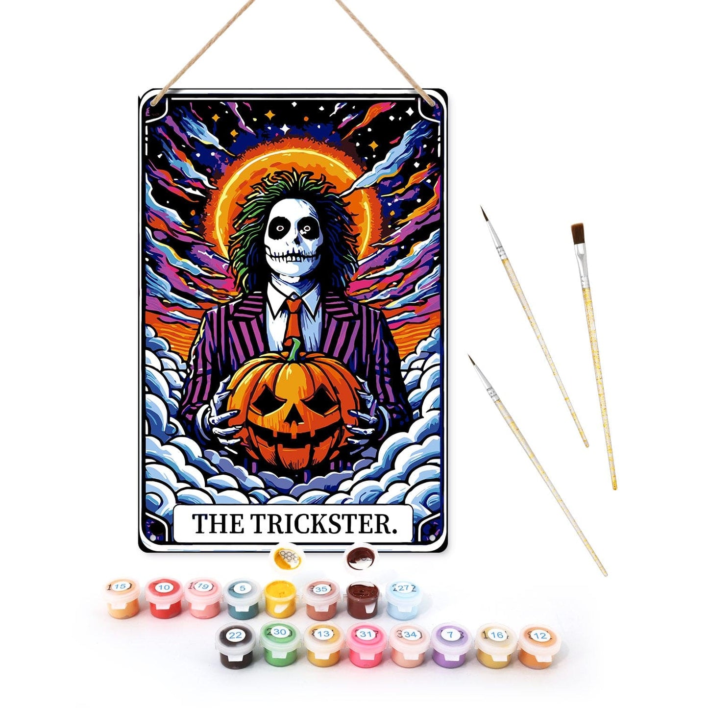 DIYArtCool™ Metal Bar/Posters Art Paint By Numbers- The Trickster II #29 (20x30cm /7.8"x11.8")