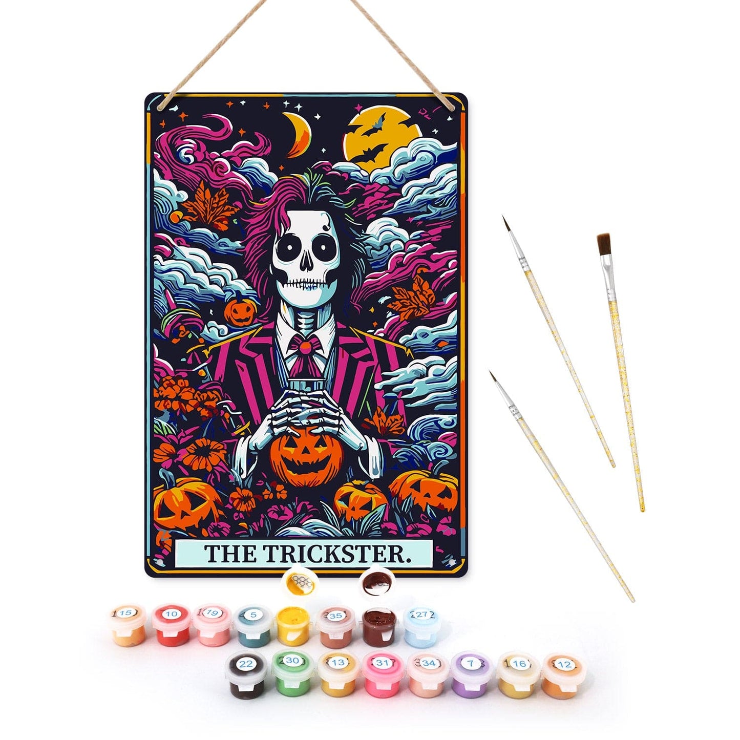DIYArtCool™ Metal Bar/Posters Art Paint By Numbers- The Trickster #32 (20x30cm /7.8"x11.8")