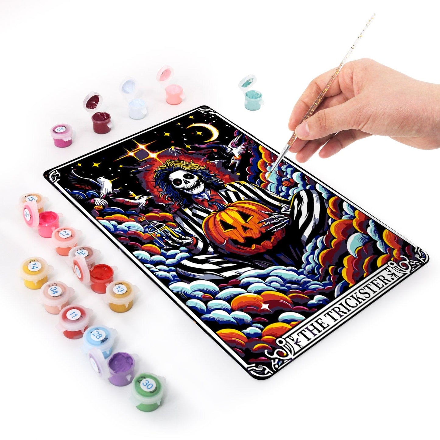 DIYArtCool™ Metal Bar/Posters Art Paint By Numbers- The Trickster #28 (20x30cm /7.8"x11.8")