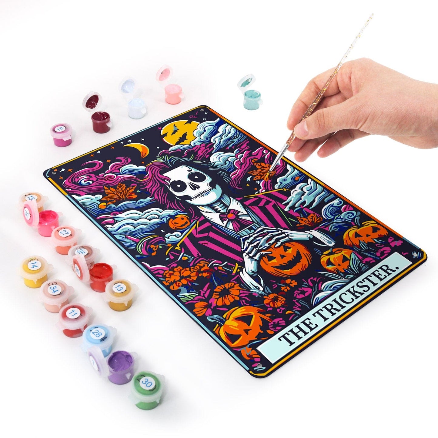 DIYArtCool™ Metal Bar/Posters Art Paint By Numbers- The Trickster #32 (20x30cm /7.8"x11.8")
