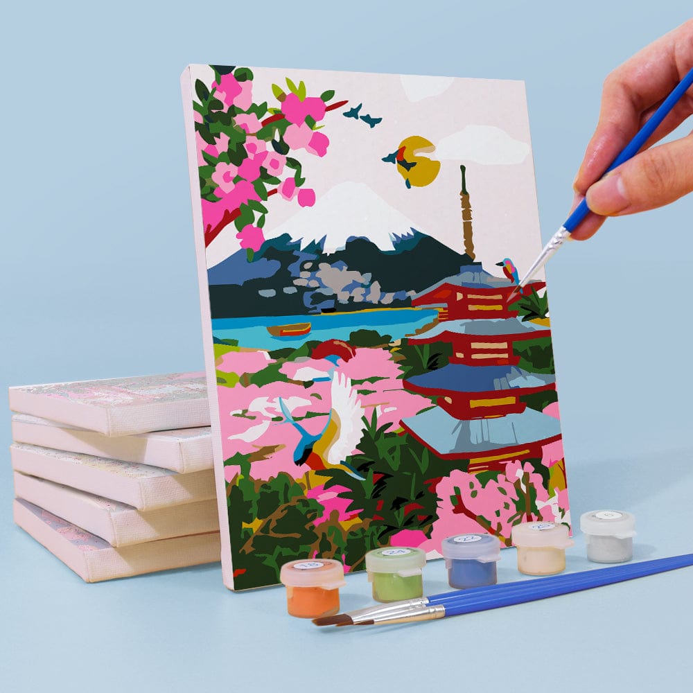 6 Mini Paintings – Vivid Escape Destinations Set (5.9” x 7.9” / 15 x 20 cm)