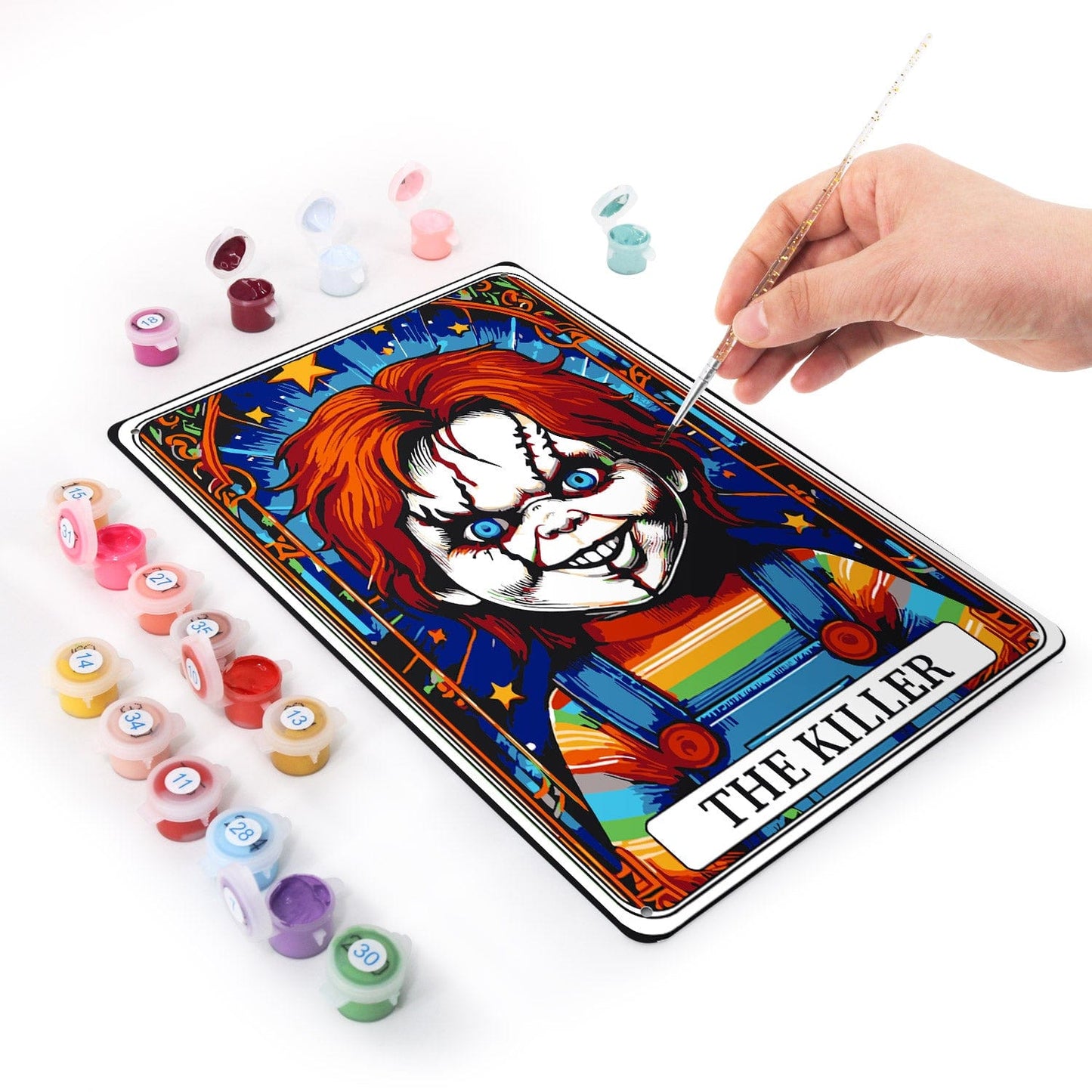 DIYArtCool™ Metal Bar/Posters Art Paint By Numbers- The Killer #31 (20x30cm /7.8"x11.8")