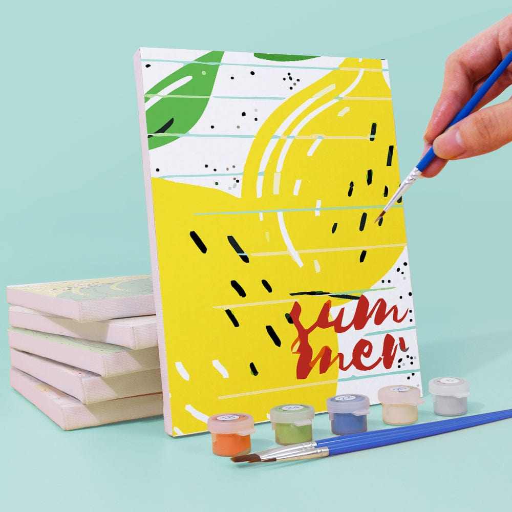 6 Mini Paintings – Sweet Summer Fruits Set (5.9” x 7.9” / 15 x 20 cm)