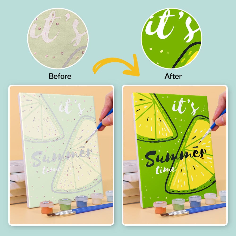 6 Mini Paintings – Sweet Summer Fruits Set (5.9” x 7.9” / 15 x 20 cm)