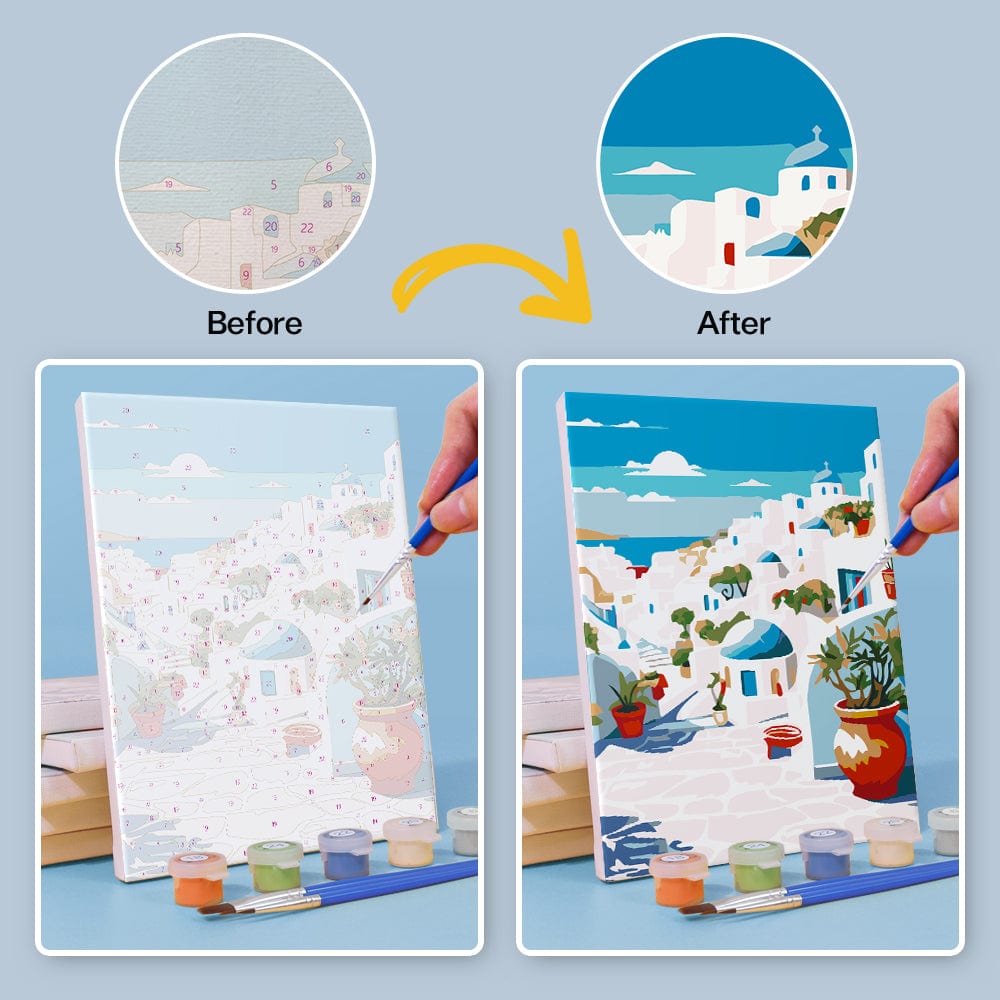 6 Mini Paintings – Vivid Escape Destinations Set (5.9” x 7.9” / 15 x 20 cm)