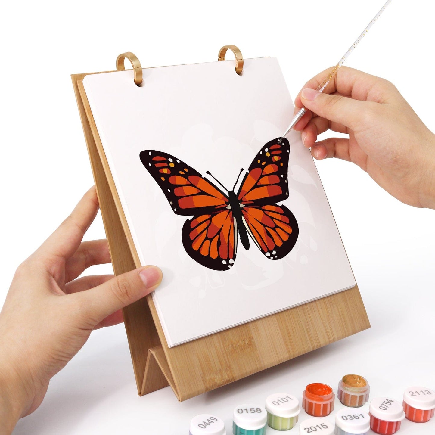 2026 Desk Calendar Series – Butterflies /Paint by Numbers(18.2cm x 22.5cm)