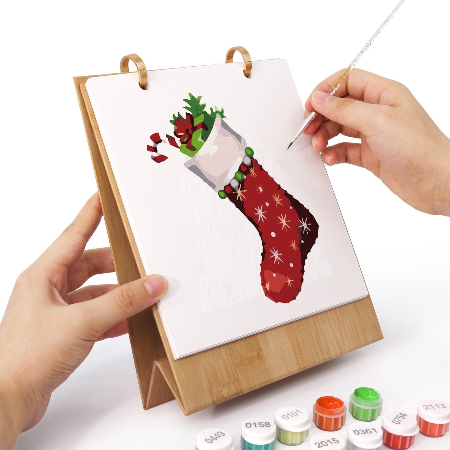 2026 Desk Calendar Series – Christmas Carnival /Paint by Numbers(18.2cm x 22.5cm)