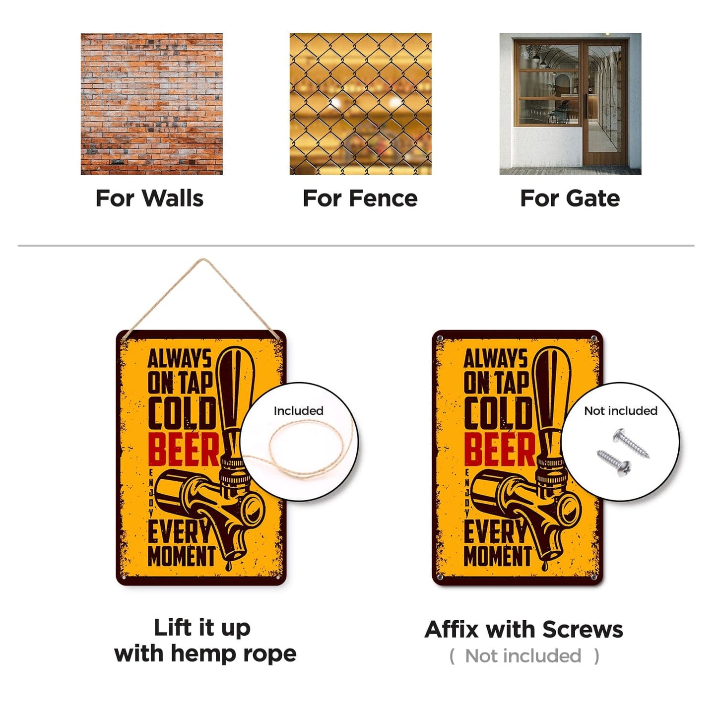 DIYArtCool™ Metal Bar/Posters Art Paint By Numbers- On Tap Cold Bee #04 (20x30cm /7.8"x11.8")
