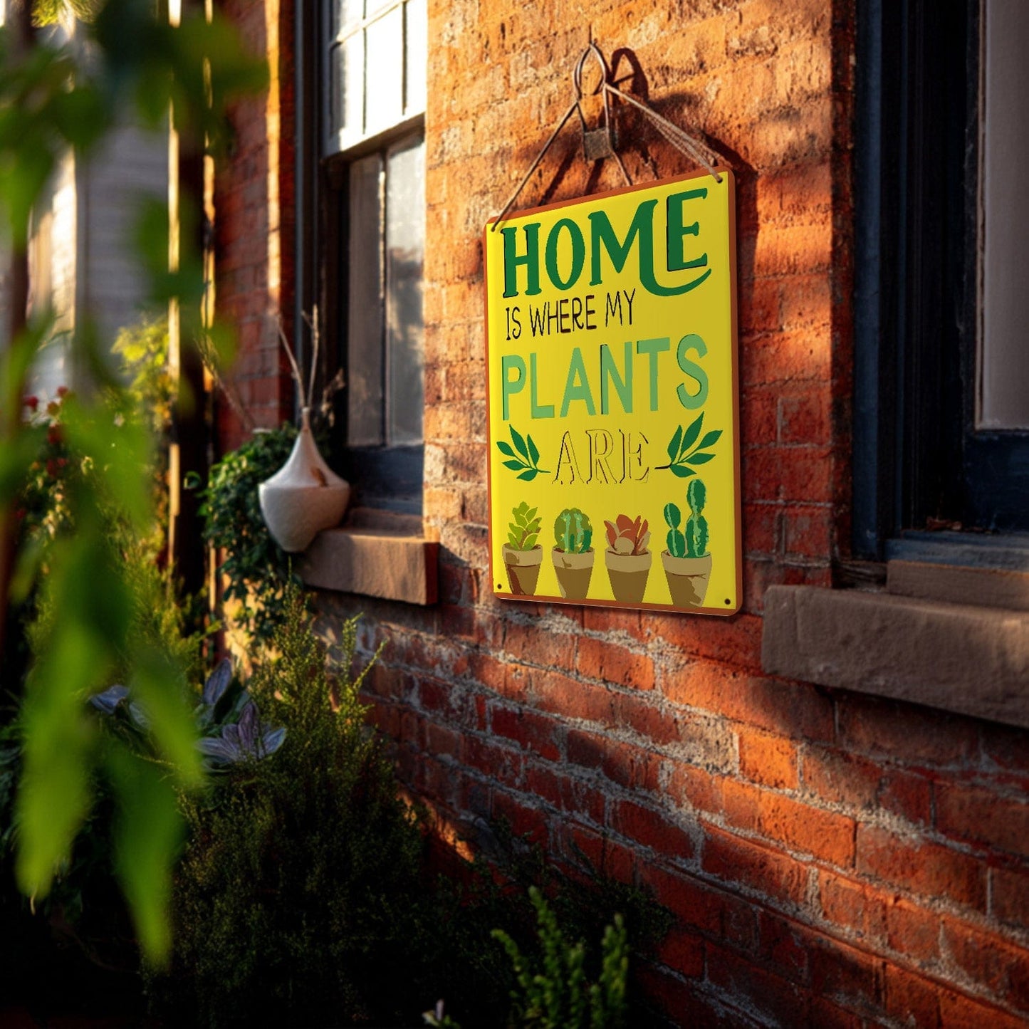 DIYArtCool™ Metal Bar/Posters Art Paint By Numbers- Home Is Where My Plants Are #33 (20x30cm /7.8"x11.8")