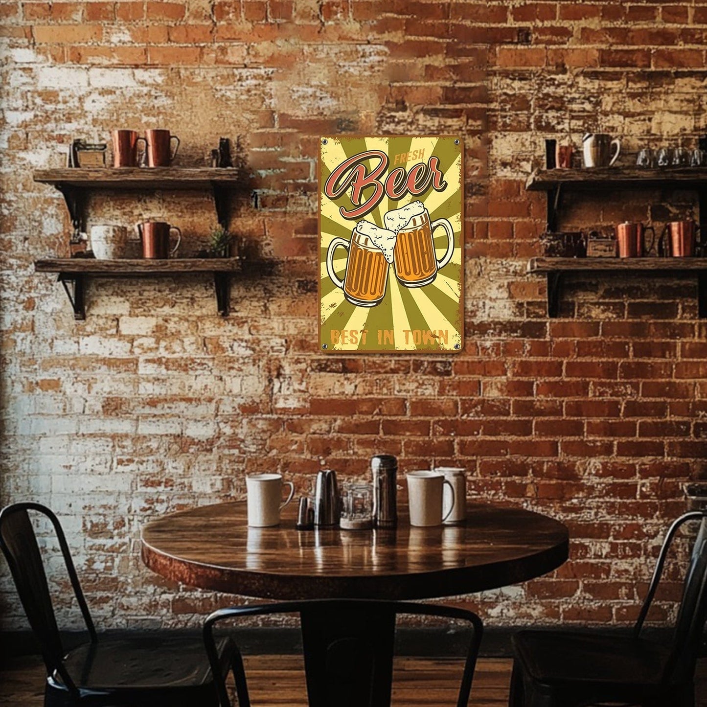 DIYArtCool™ Metal Bar/Posters Art Paint By Numbers- Cheers to Fresh Beer #10 (20x30cm /7.8"x11.8")