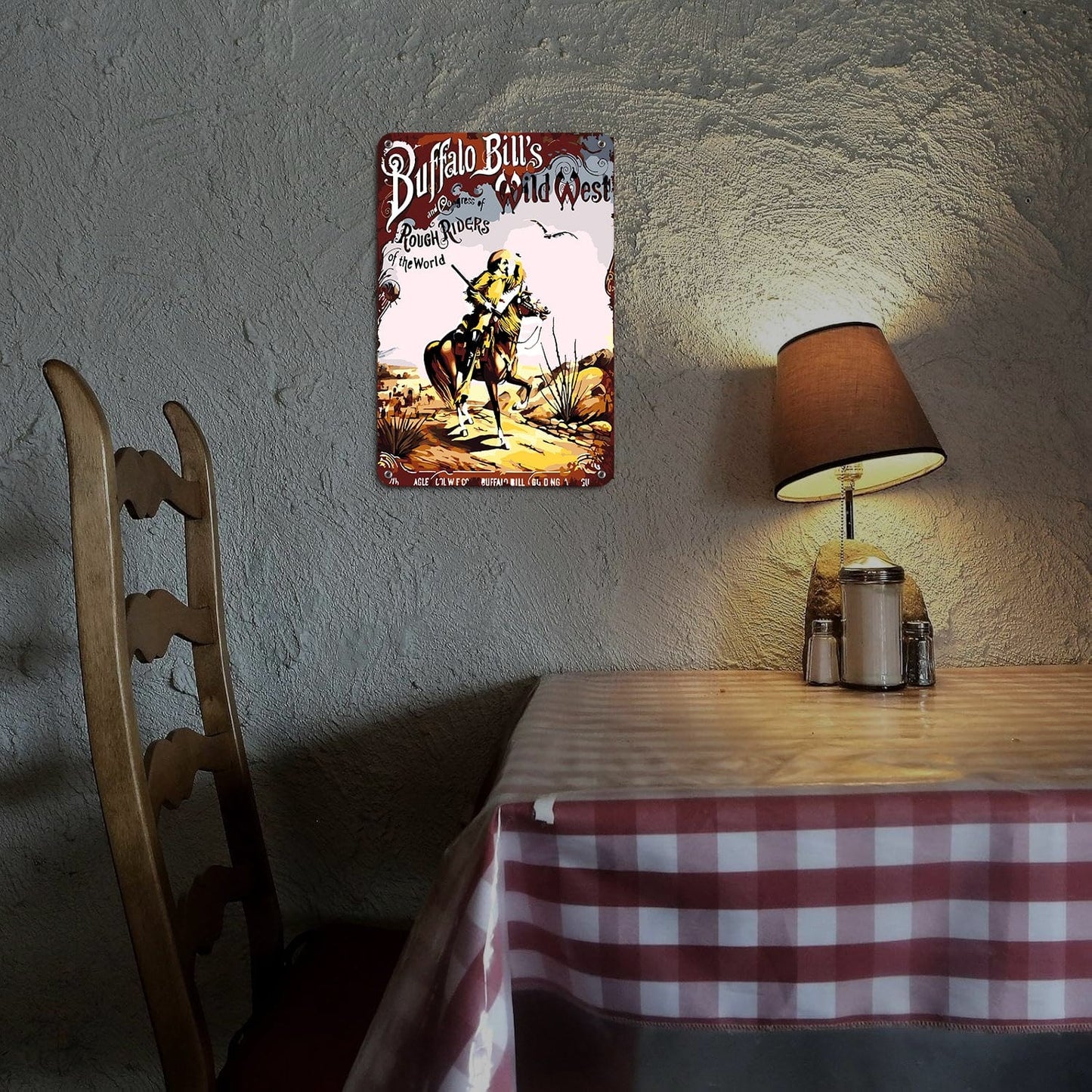 DIYArtCool™ Metal Bar/Posters Art Paint By Numbers- Buffalo Bill's Wild West #22 (20x30cm /7.8"x11.8")