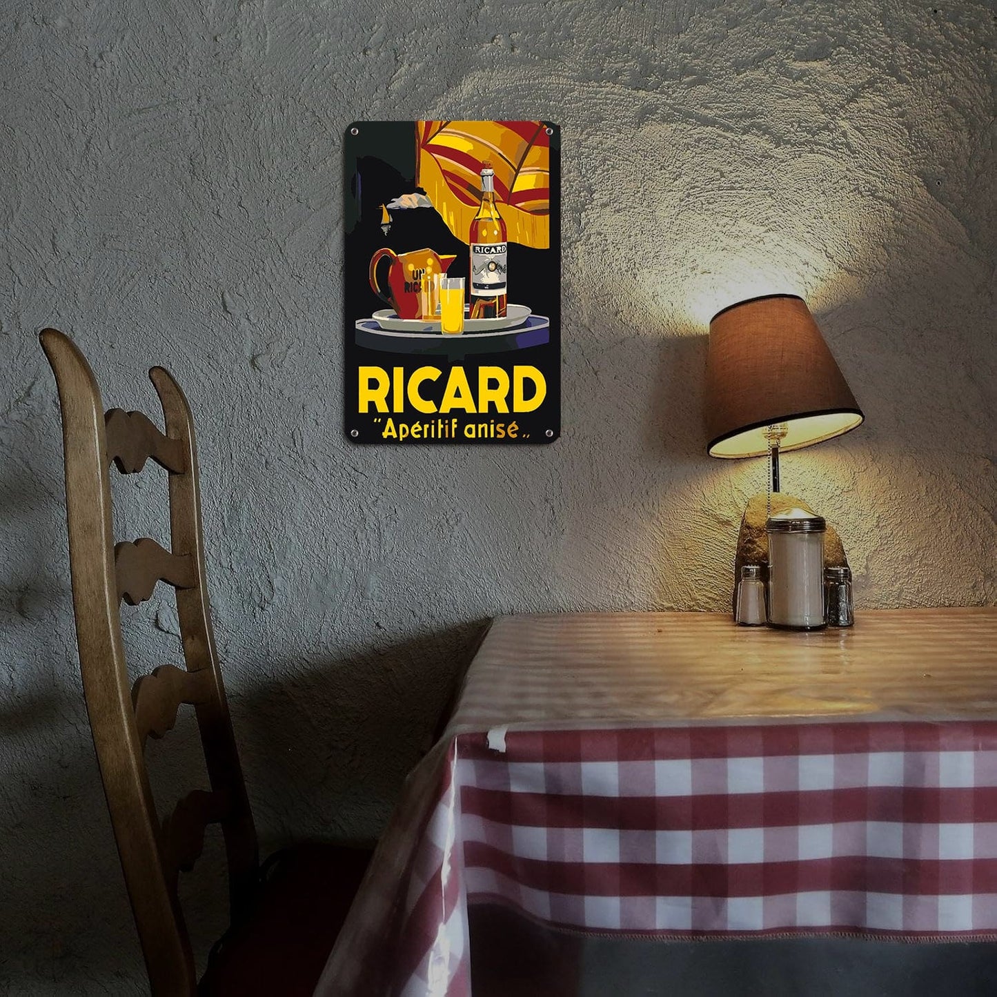 DIYArtCool™ Metal Bar/Posters Art Paint By Numbers- Ricard Moment #19 (20x30cm /7.8"x11.8")