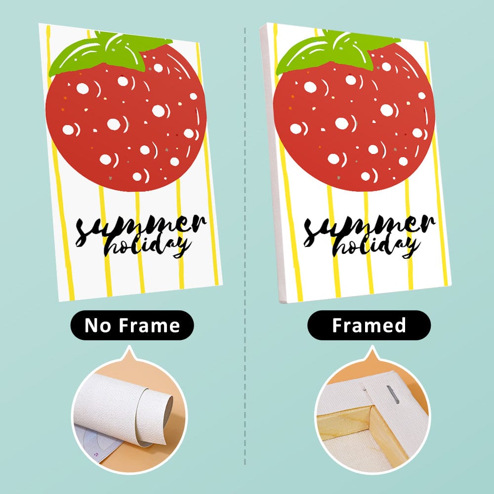 6 Mini Paintings – Sweet Summer Fruits Set (5.9” x 7.9” / 15 x 20 cm)