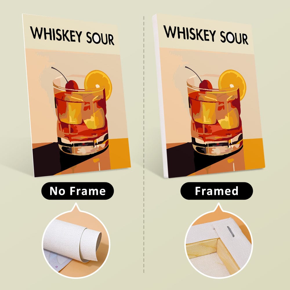 6 Mini Paintings – Sip & Paint Cocktail Set (5.9” x 7.9” / 15 x 20 cm)