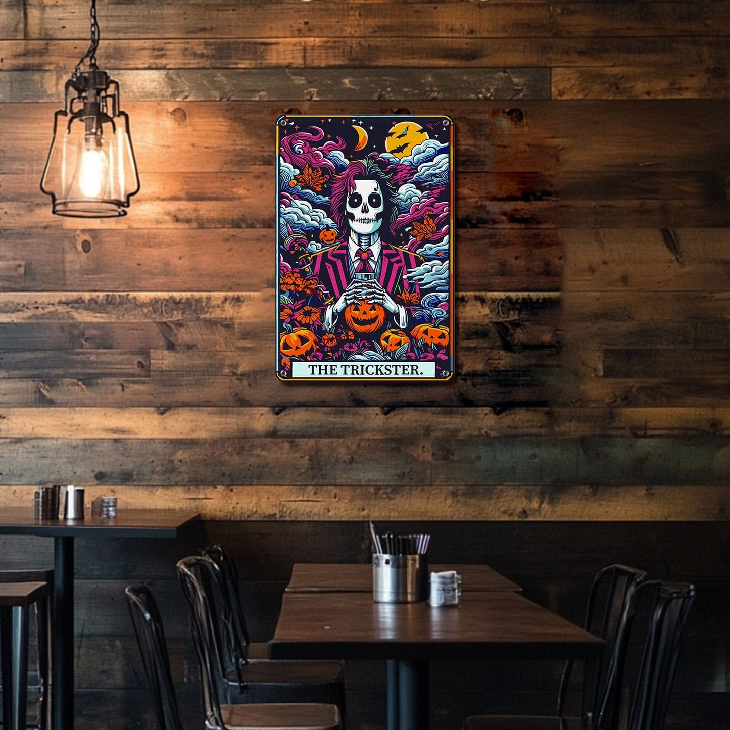 DIYArtCool™ Metal Bar/Posters Art Paint By Numbers- The Trickster #32 (20x30cm /7.8"x11.8")
