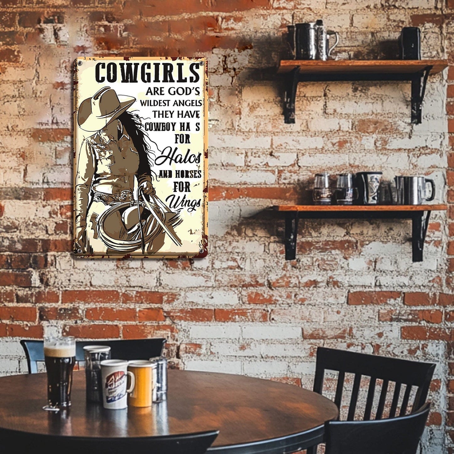 DIYArtCool™ Metal Bar/Posters Art Paint By Numbers- Wild Angels #24 (20x30cm /7.8"x11.8")