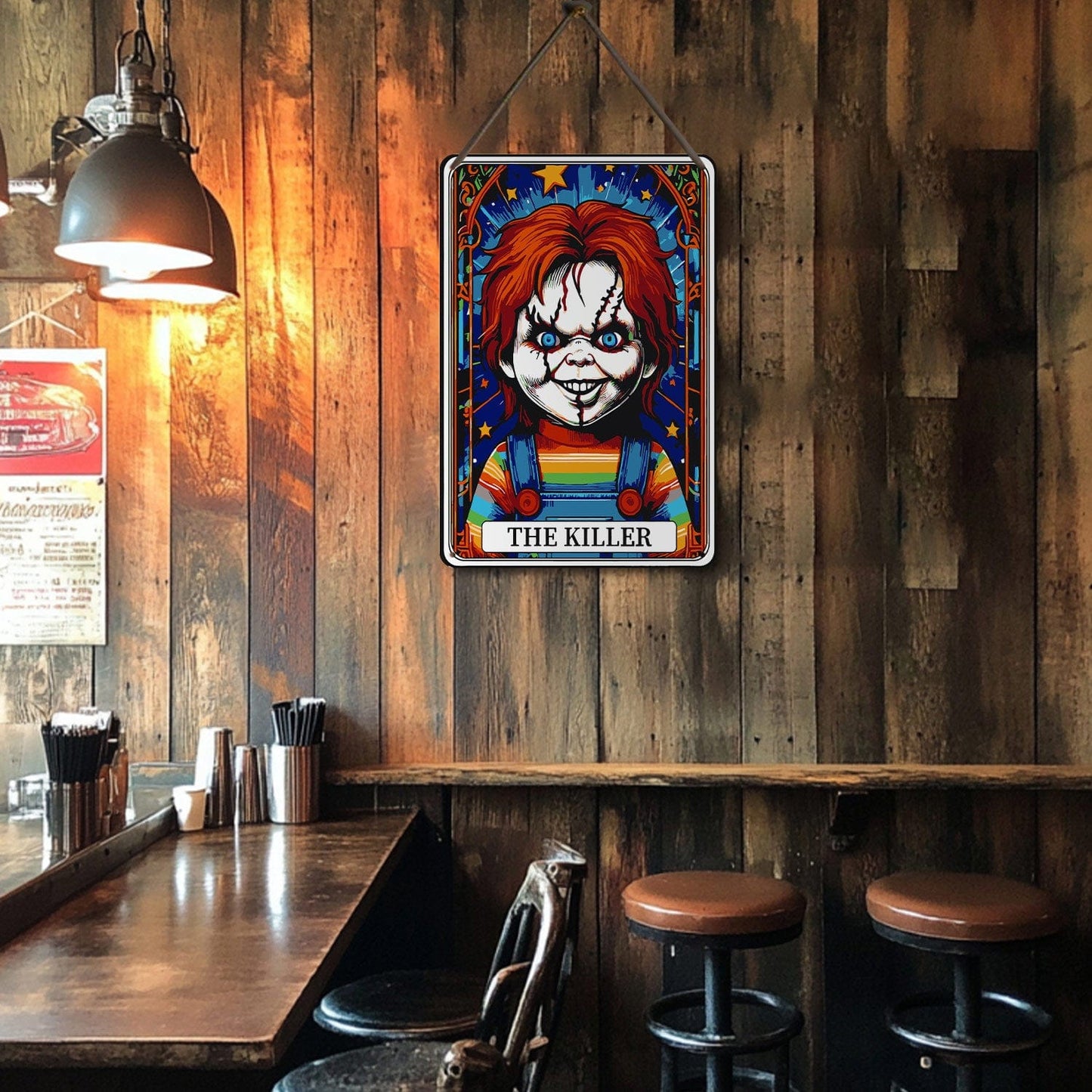 DIYArtCool™ Metal Bar/Posters Art Paint By Numbers- The Killer #31 (20x30cm /7.8"x11.8")