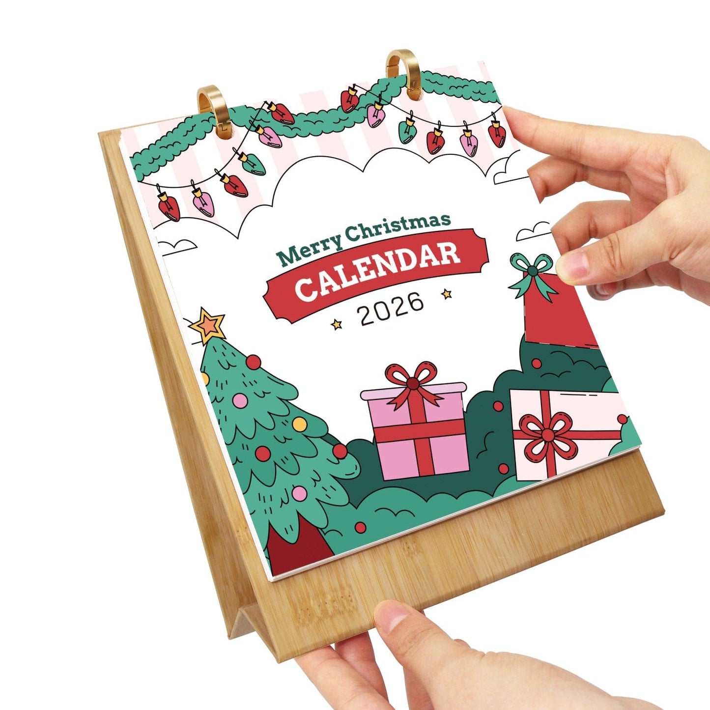 2026 Desk Calendar Series – Christmas theme /Paint by Numbers(18.2cm x 22.5cm)