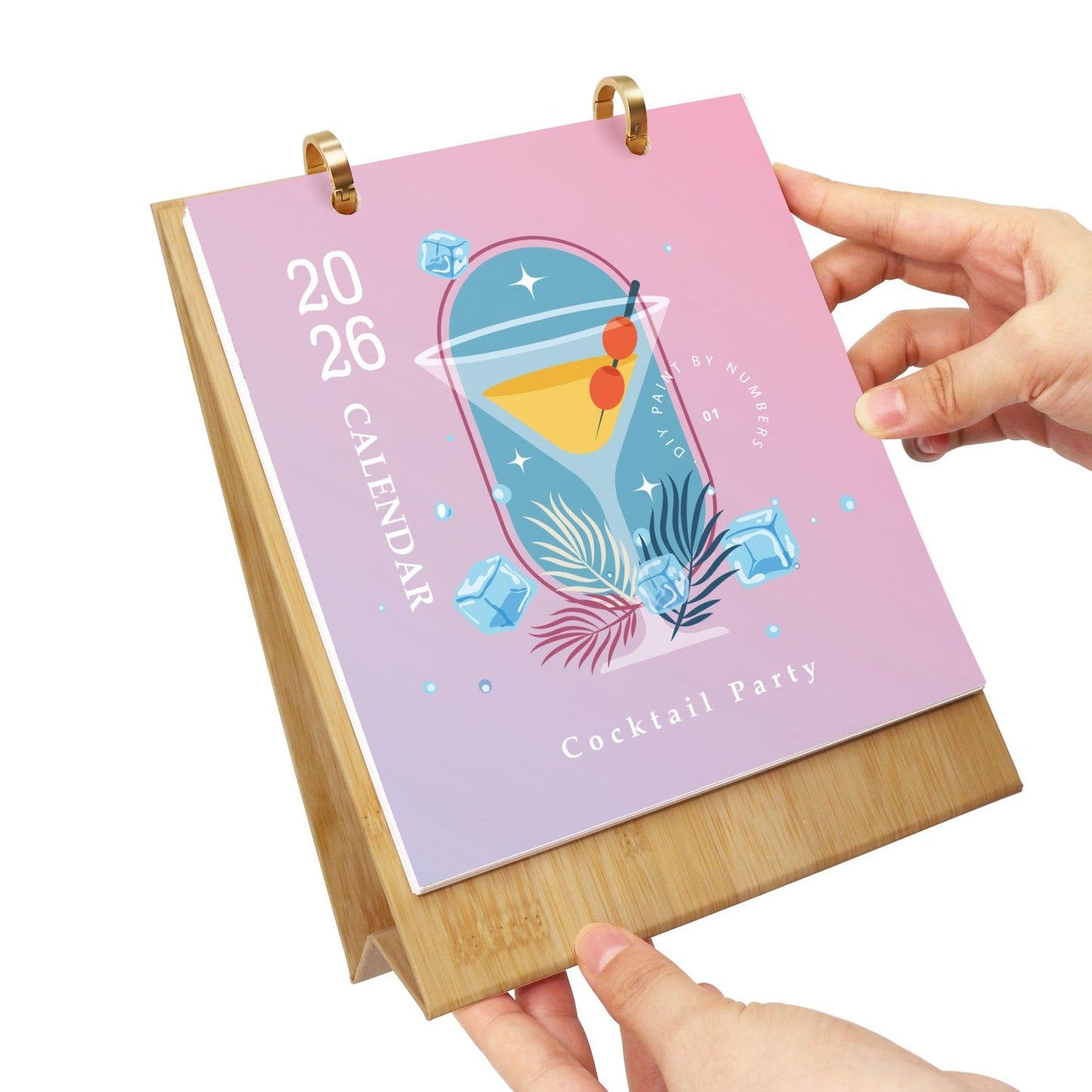 2026 Desk Calendar Series – Drinks /Paint by Numbers(18.2cm x 22.5cm)