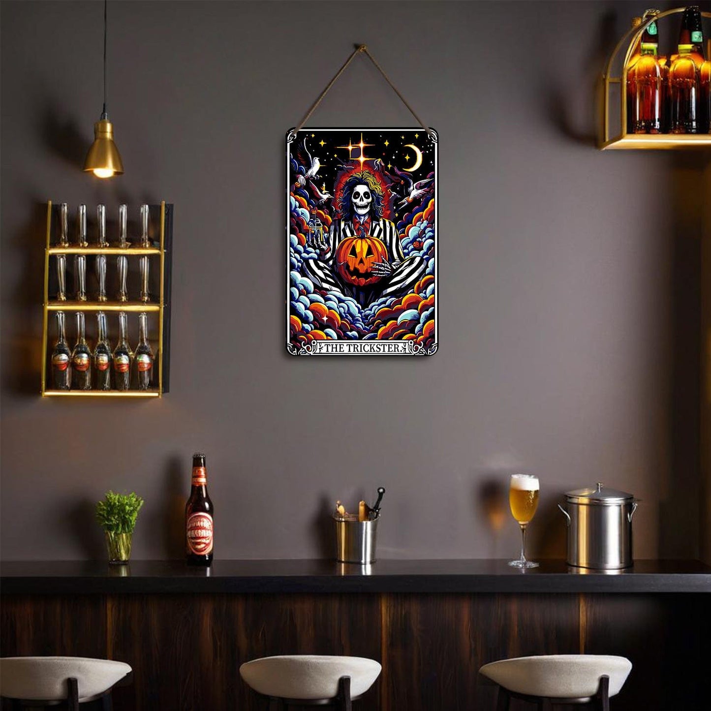 DIYArtCool™ Metal Bar/Posters Art Paint By Numbers- The Trickster #28 (20x30cm /7.8"x11.8")