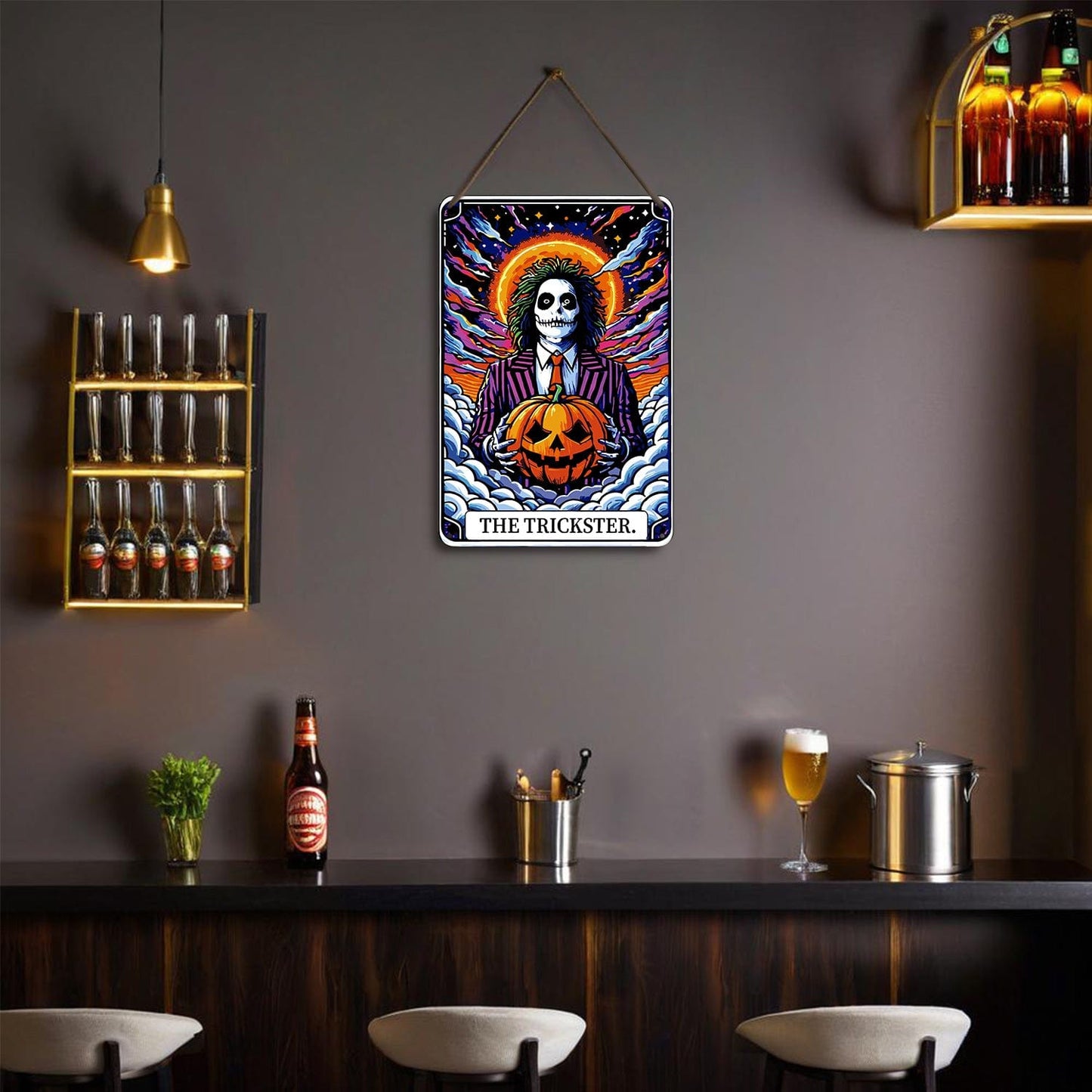 DIYArtCool™ Metal Bar/Posters Art Paint By Numbers- The Trickster II #29 (20x30cm /7.8"x11.8")
