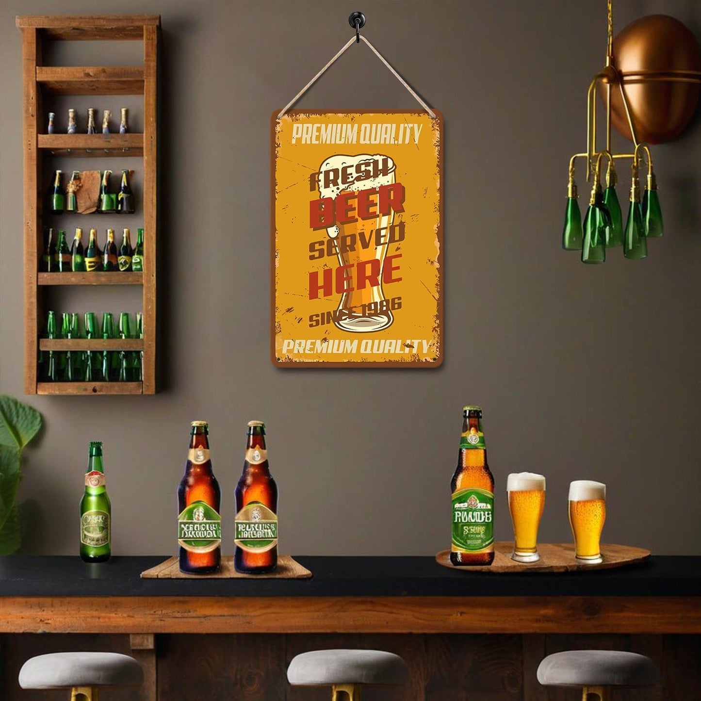 DIYArtCool™ Metal Bar/Posters Art Paint By Numbers- Fresh Pour #13 (20x30cm /7.8"x11.8")