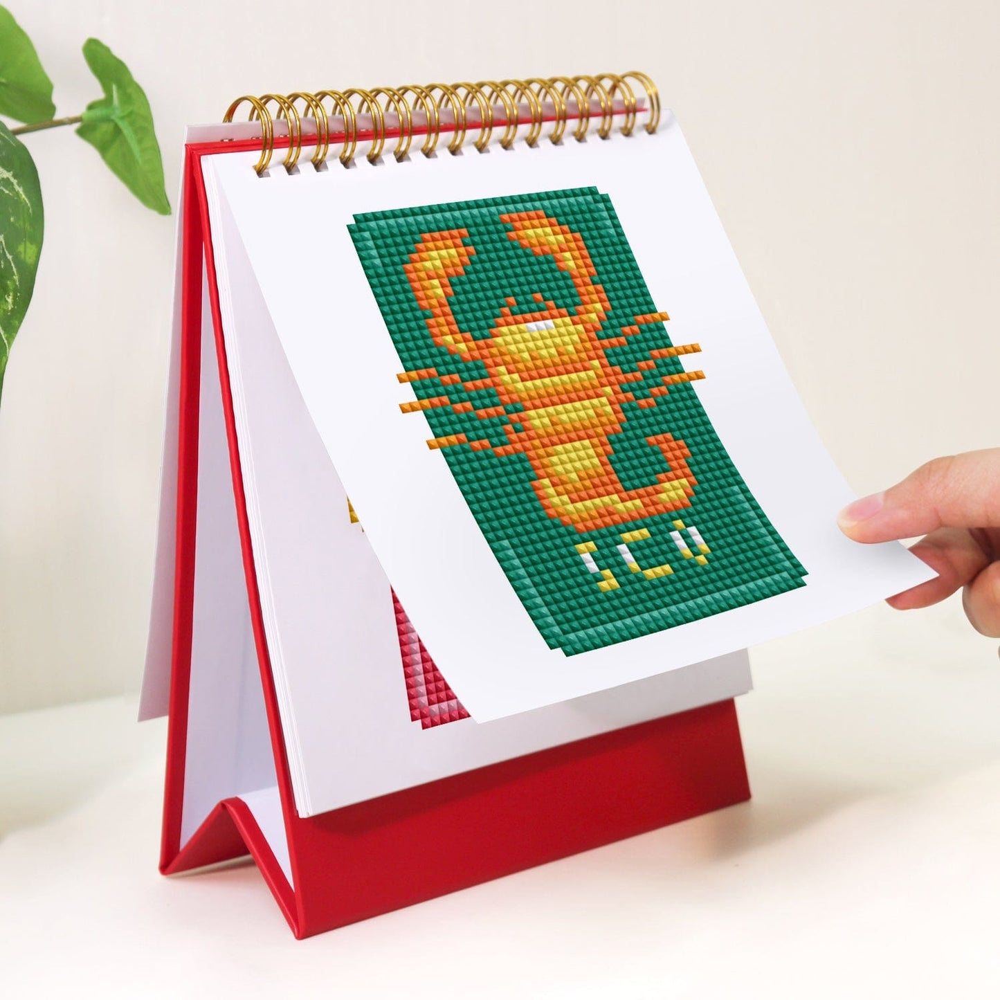 DIYArtCool™ 2026 Desk Calendar Series – Zodiac Spark /Diamond Painting(19cm x 13.2cm)