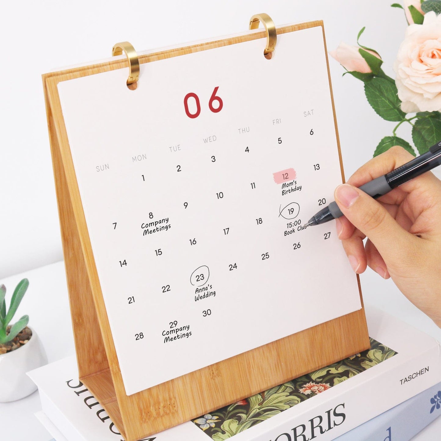 2026 Desk Calendar Series – Christmas theme /Paint by Numbers(18.2cm x 22.5cm)