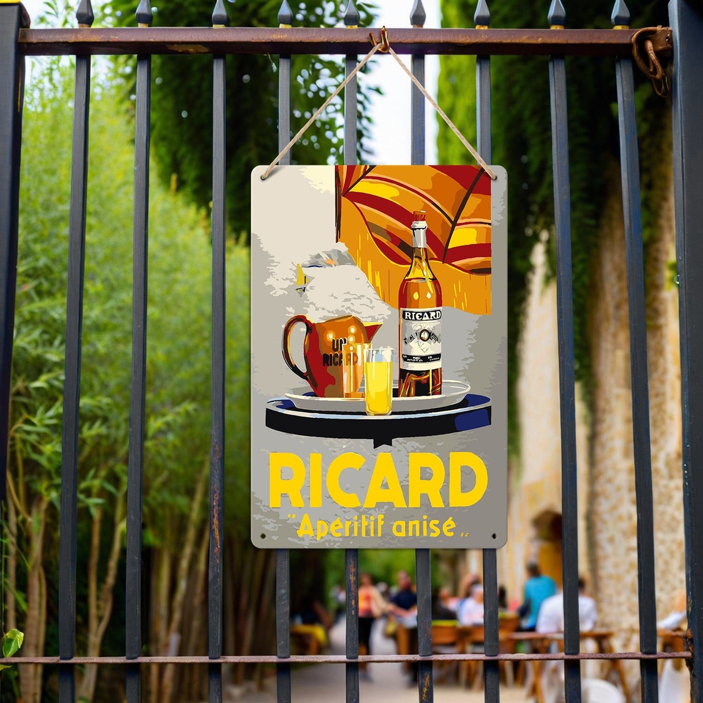 DIYArtCool™ Metal Bar/Posters Art Paint By Numbers- Ricard Apéritif Anisé #17 (20x30cm /7.8"x11.8")