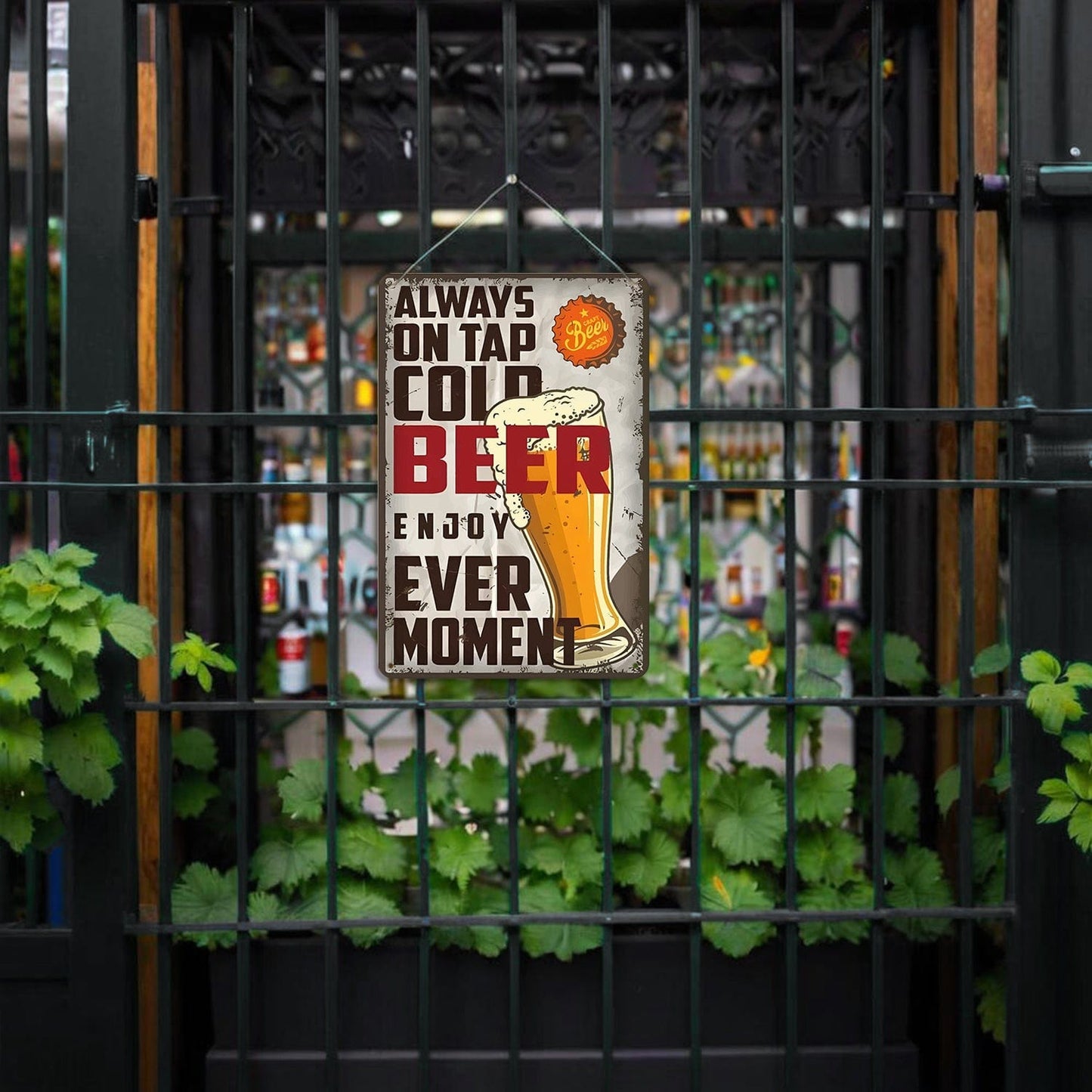 DIYArtCool™ Metal Bar/Posters Art Paint By Numbers- Always on Tap #08 (20x30cm /7.8"x11.8")