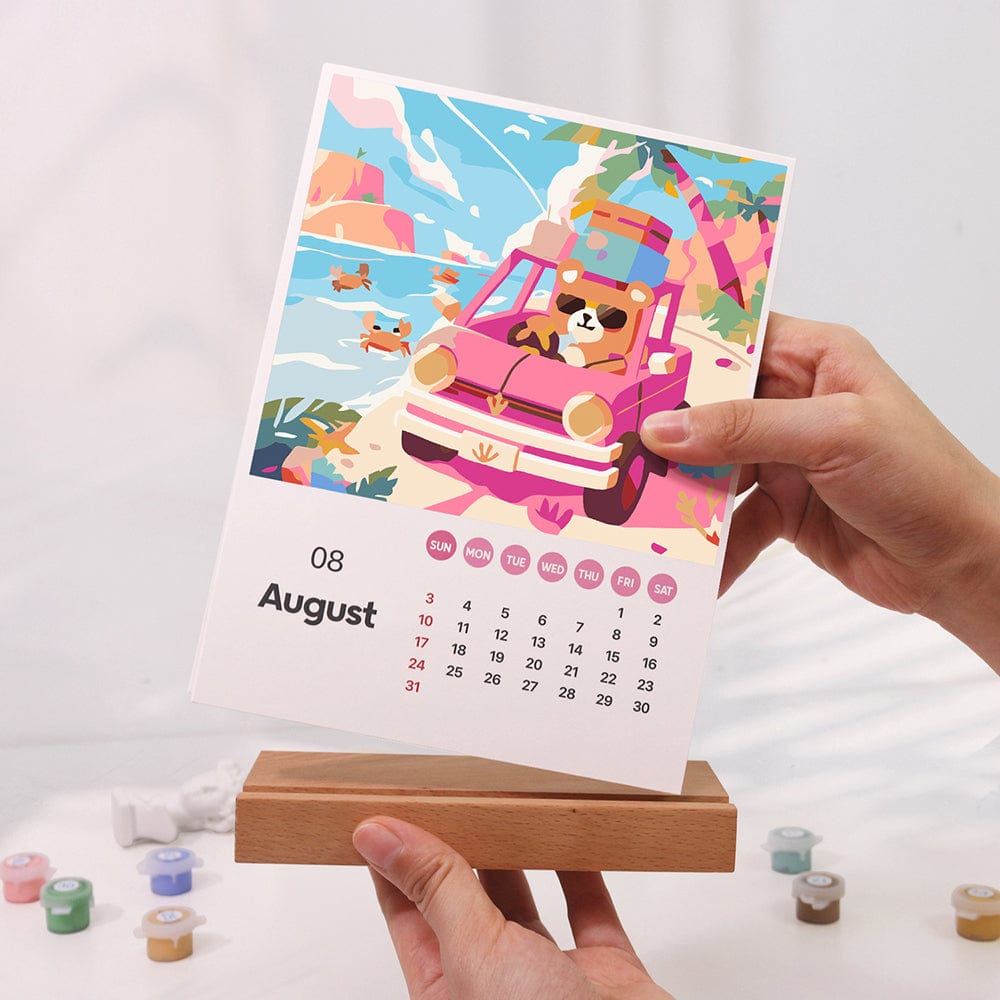 2026 Calendar Series – World Scenic Spots / Animal Series /Paint by Numbers(28.3cm x 21cm)