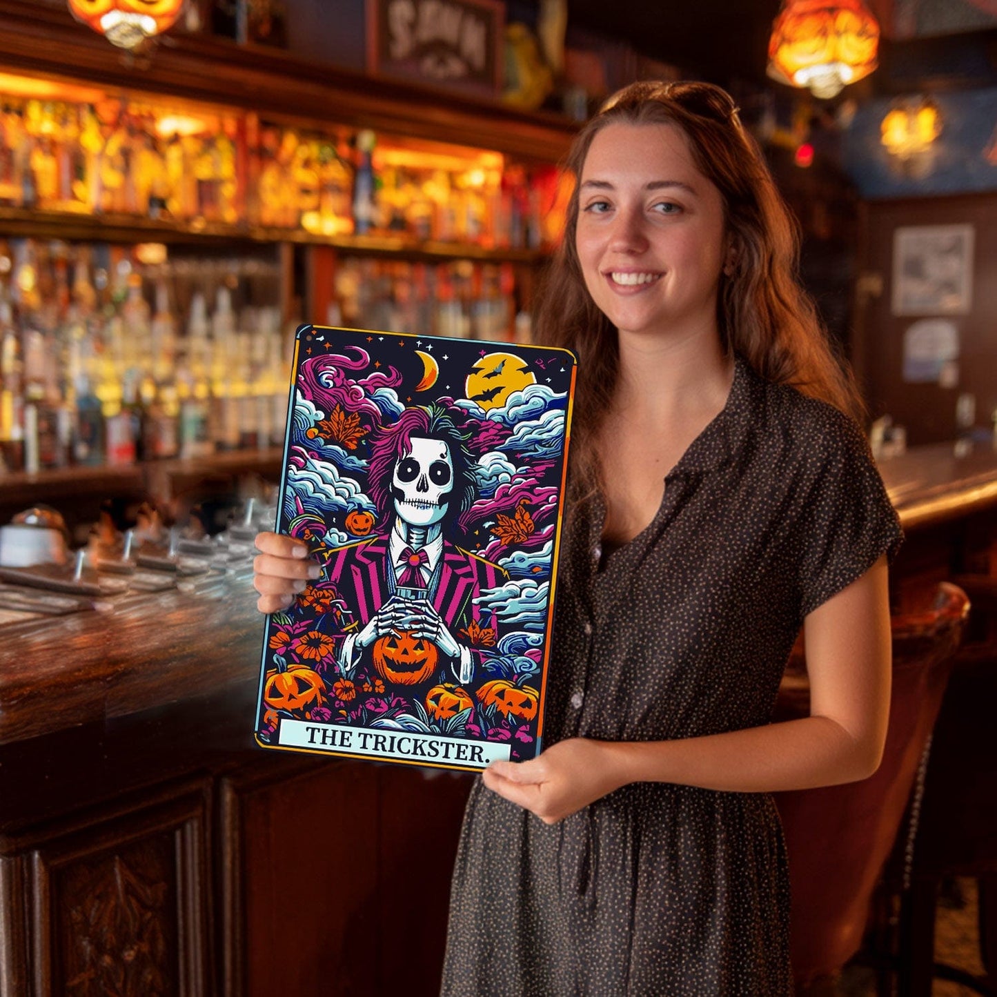 DIYArtCool™ Metal Bar/Posters Art Paint By Numbers- The Trickster #32 (20x30cm /7.8"x11.8")