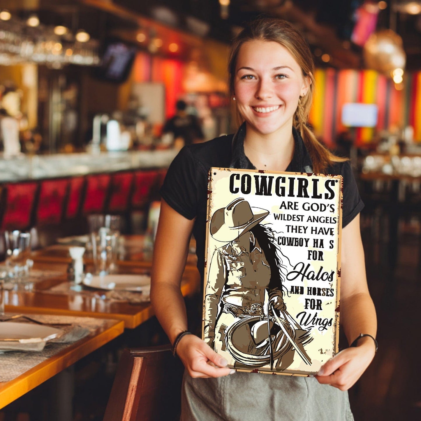 DIYArtCool™ Metal Bar/Posters Art Paint By Numbers- Wild Angels #24 (20x30cm /7.8"x11.8")