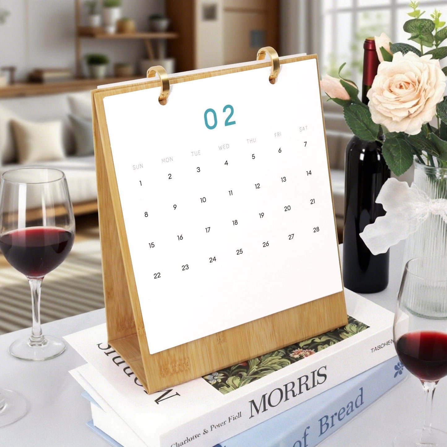 2026 Desk Calendar Series – Cocktails /Paint by Numbers(18.2cm x 22.5cm)