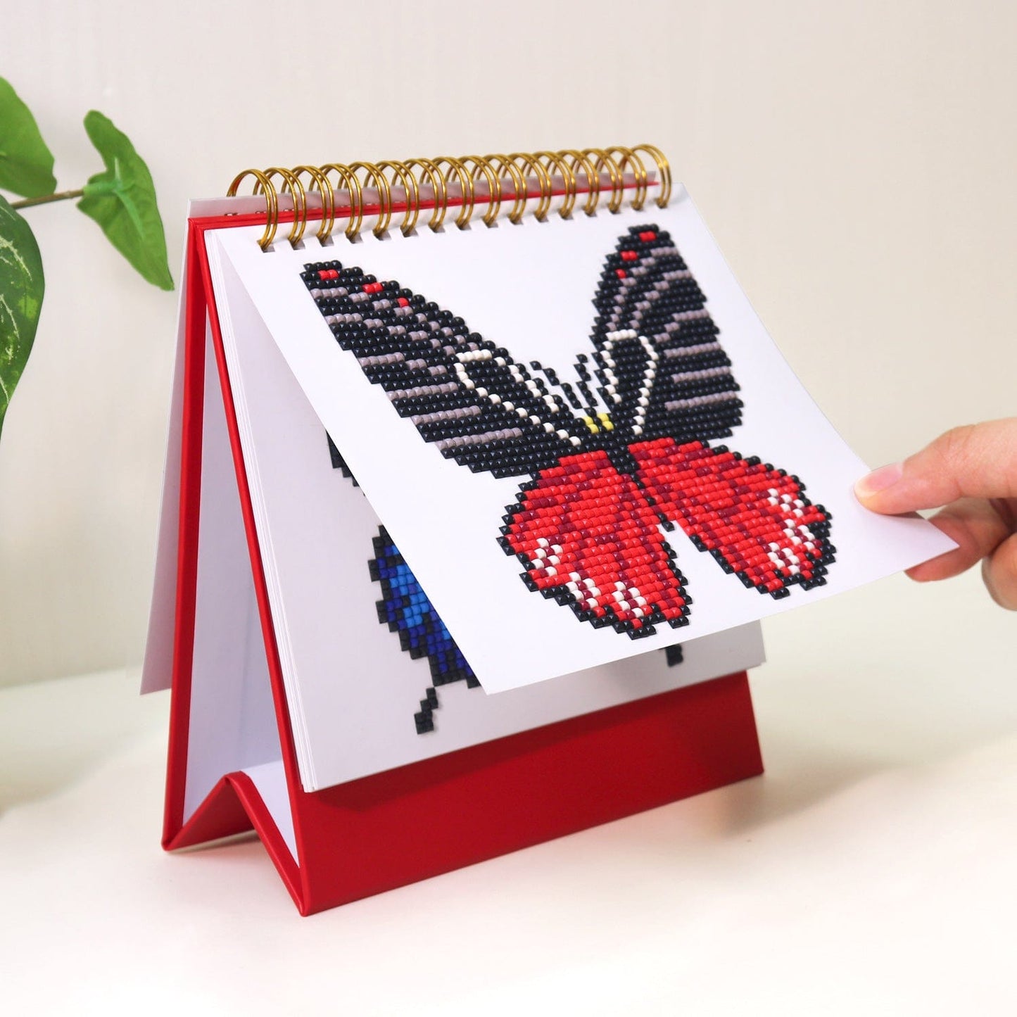 DIYArtCool™ 2026 Desk Calendar Series – Butterflies /Diamond Painting(17cm x 15cm)