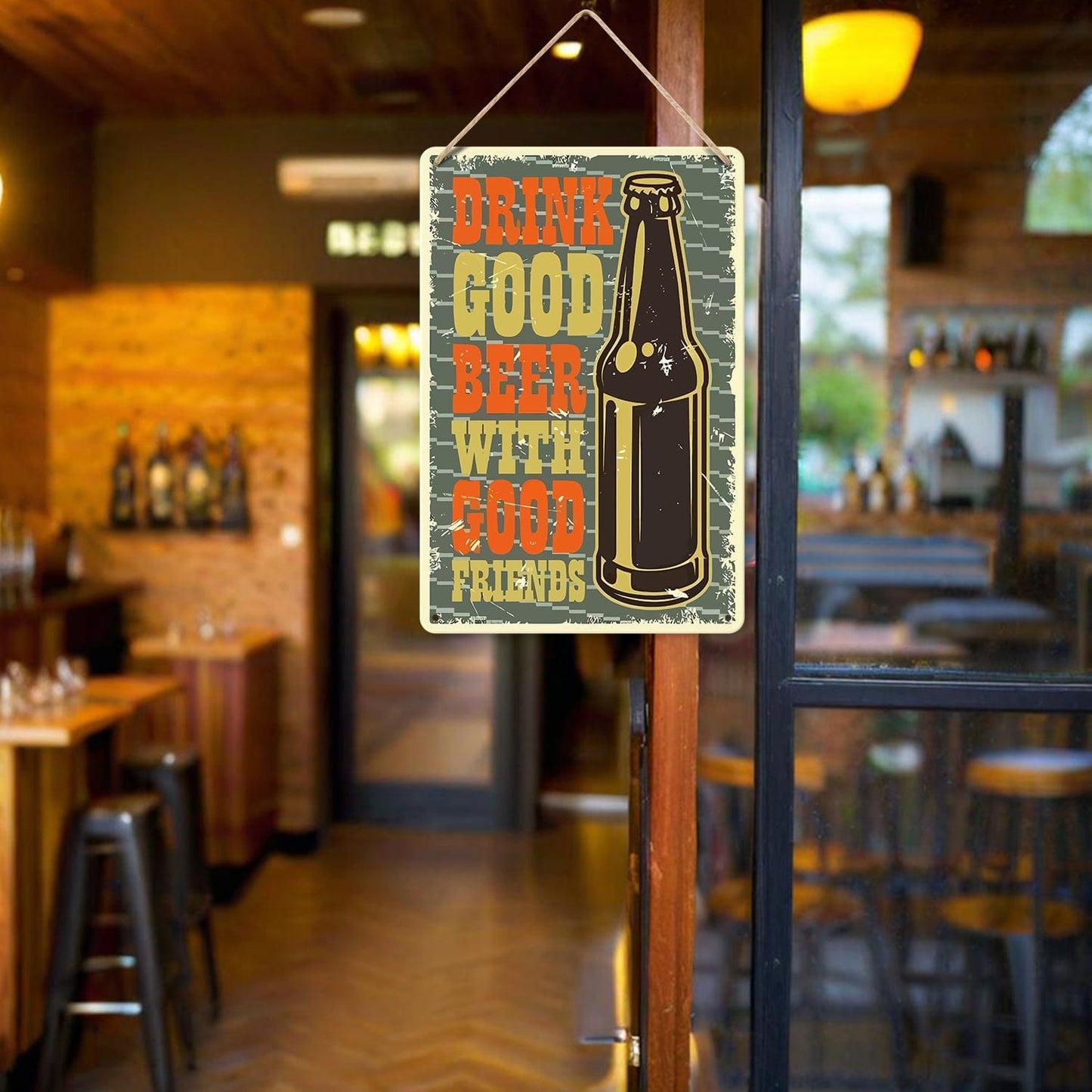 DIYArtCool™ Metal Bar/Posters Art Paint By Numbers- Good Beer & Great Company #11 (20x30cm /7.8"x11.8")
