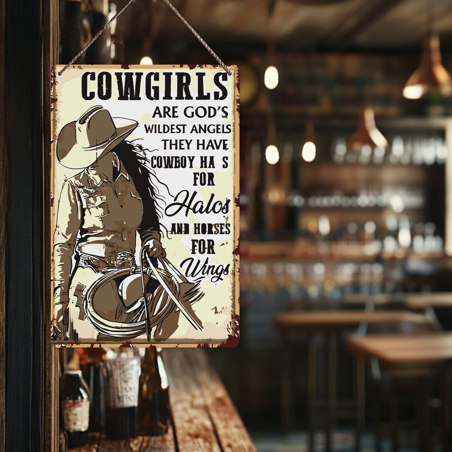 DIYArtCool™ Metal Bar/Posters Art Paint By Numbers- Wild Angels #24 (20x30cm /7.8"x11.8")