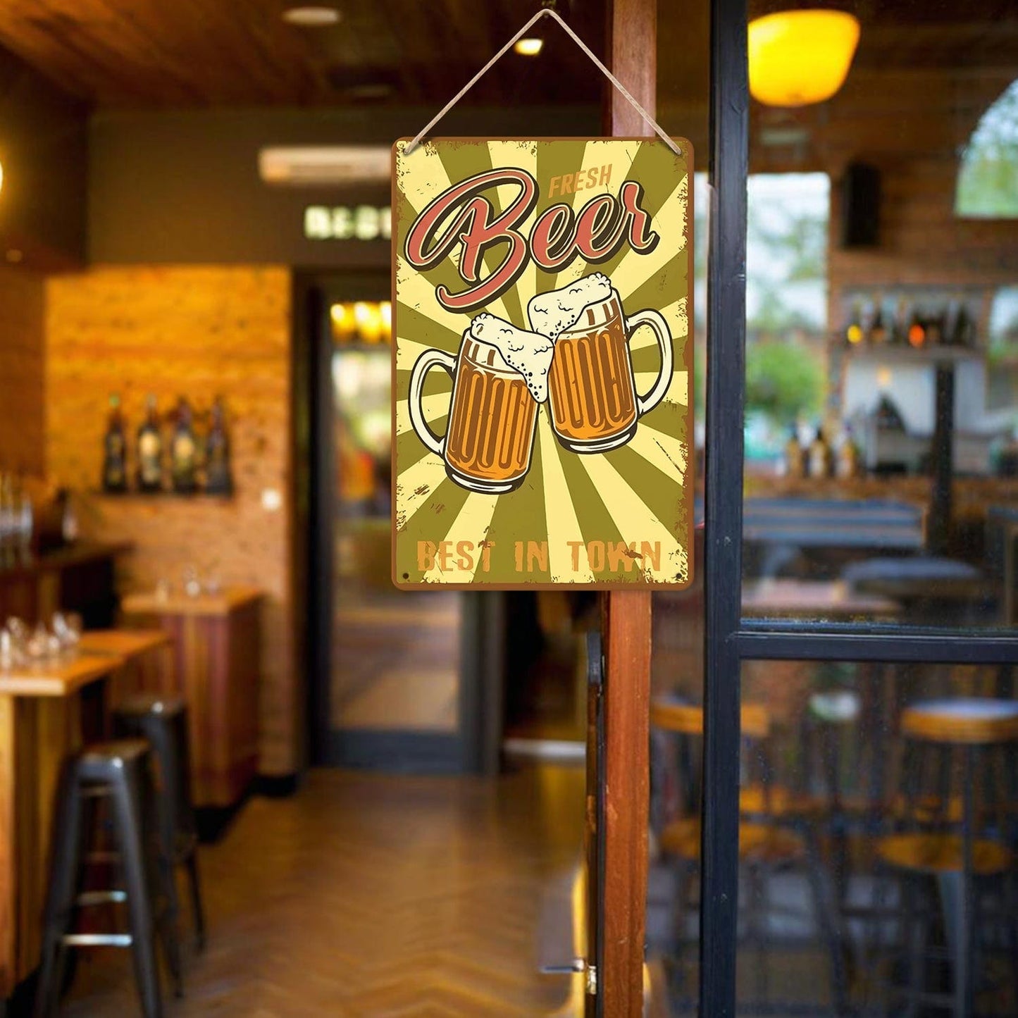 DIYArtCool™ Metal Bar/Posters Art Paint By Numbers- Cheers to Fresh Beer #10 (20x30cm /7.8"x11.8")
