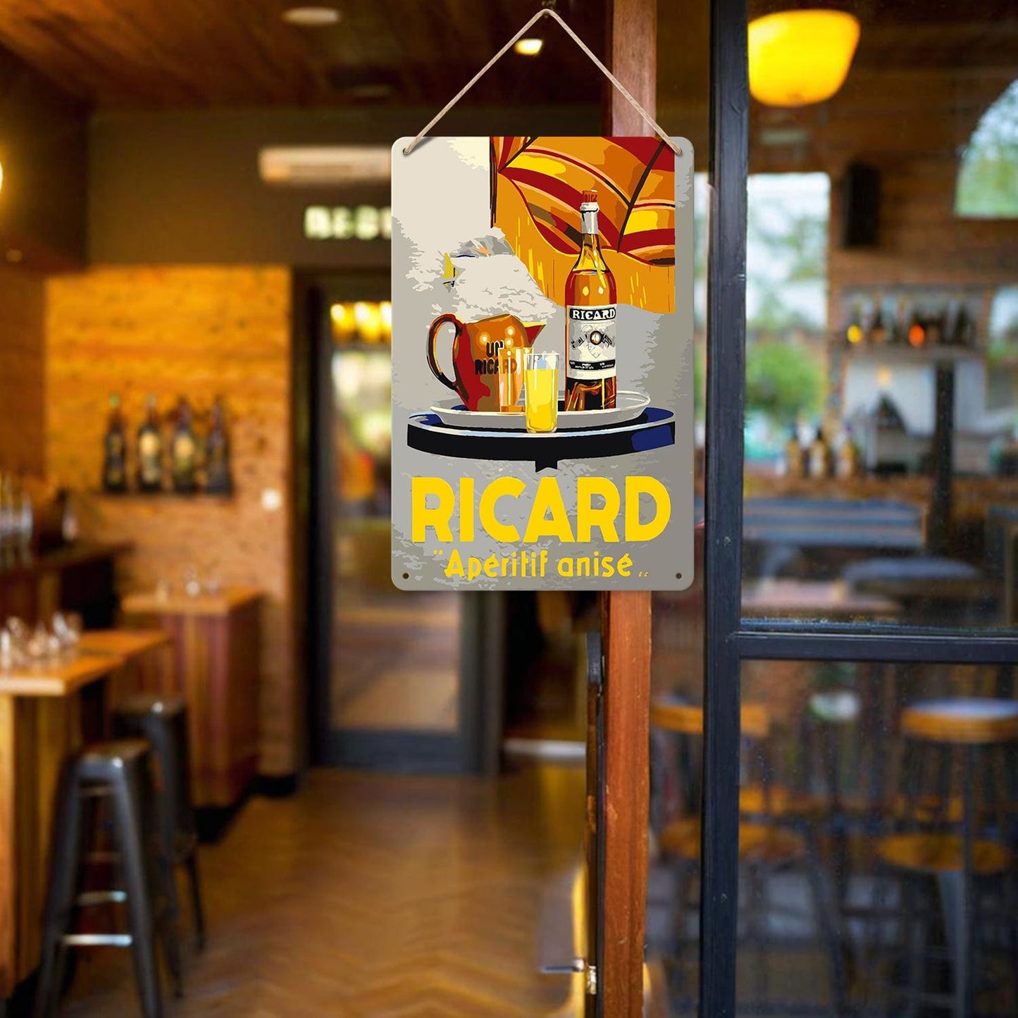 DIYArtCool™ Metal Bar/Posters Art Paint By Numbers- Ricard Apéritif Anisé #17 (20x30cm /7.8"x11.8")