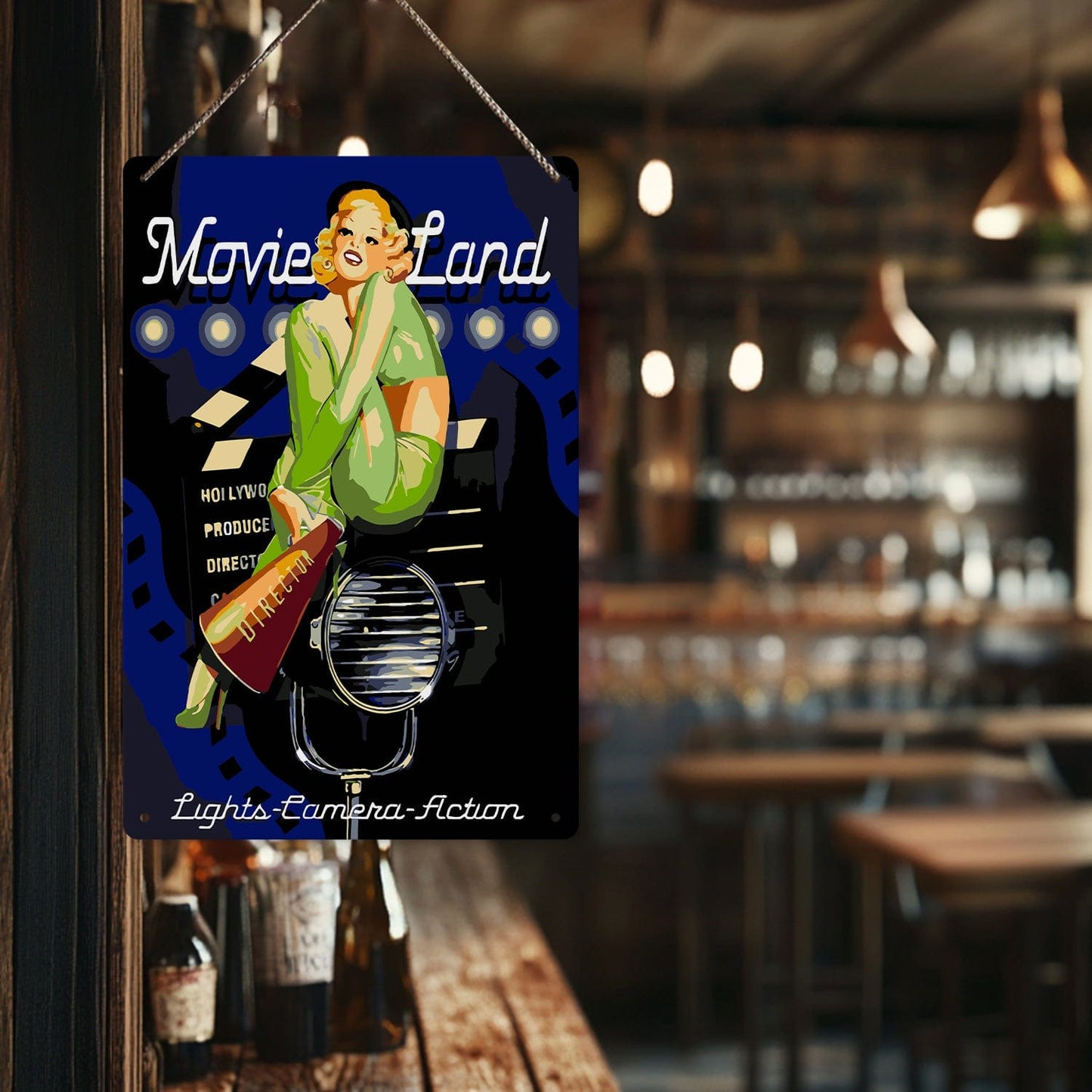 DIYArtCool™ Metal Bar/Posters Art Paint By Numbers- Movie Star #25 (20x30cm /7.8"x11.8")