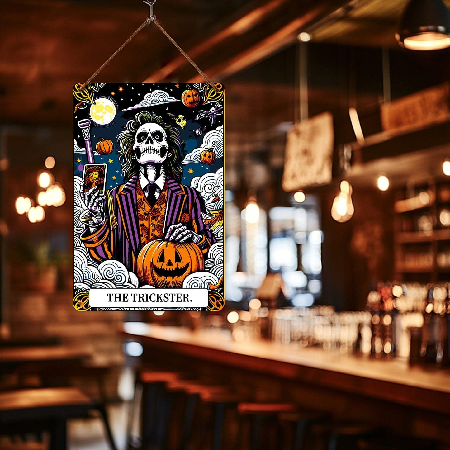 DIYArtCool™ Metal Bar/Posters Art Paint By Numbers- Haunted Selfie #30 (20x30cm /7.8"x11.8")