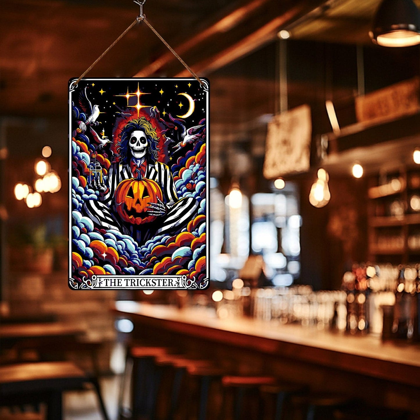 DIYArtCool™ Metal Bar/Posters Art Paint By Numbers- The Trickster #28 (20x30cm /7.8"x11.8")