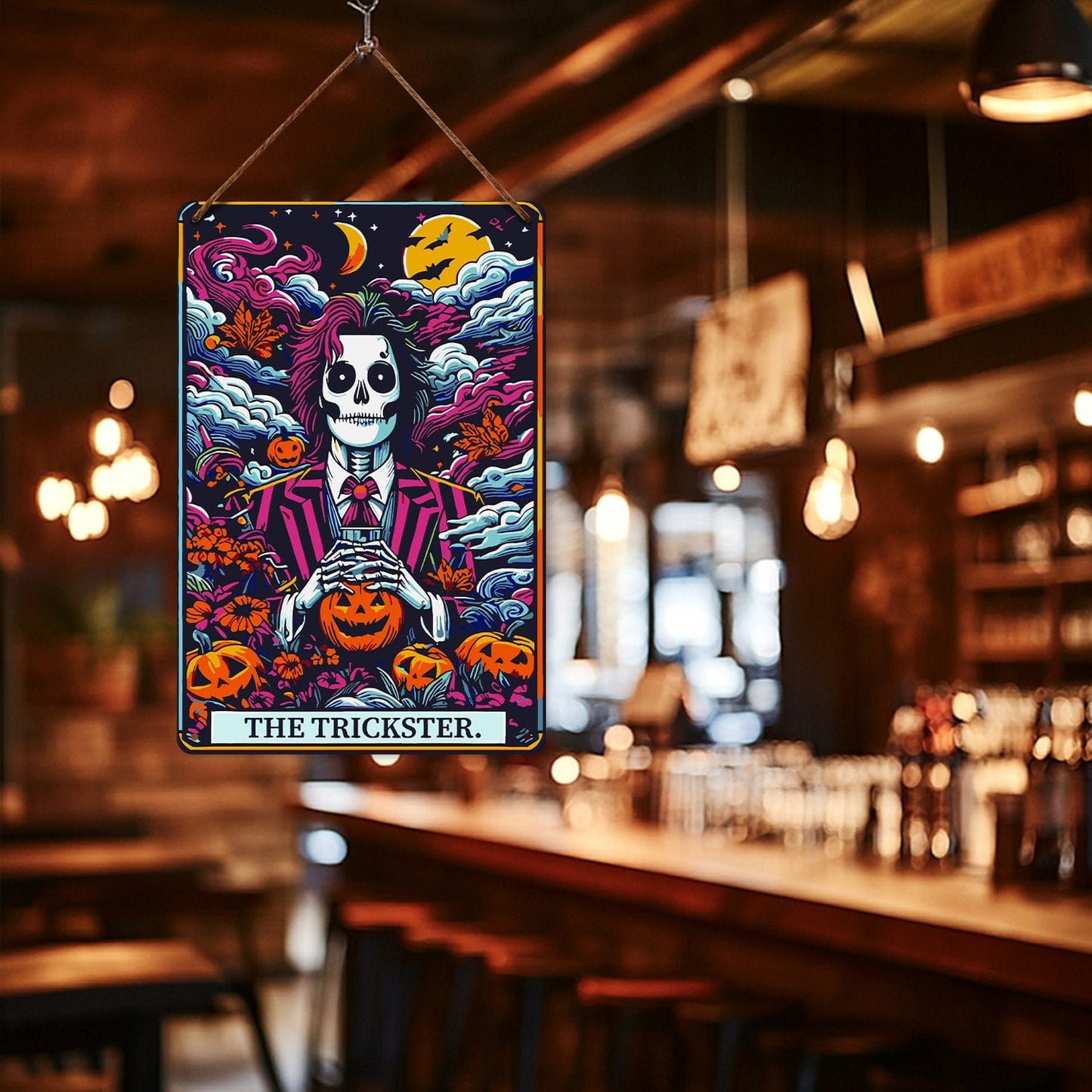 DIYArtCool™ Metal Bar/Posters Art Paint By Numbers- The Trickster #32 (20x30cm /7.8"x11.8")
