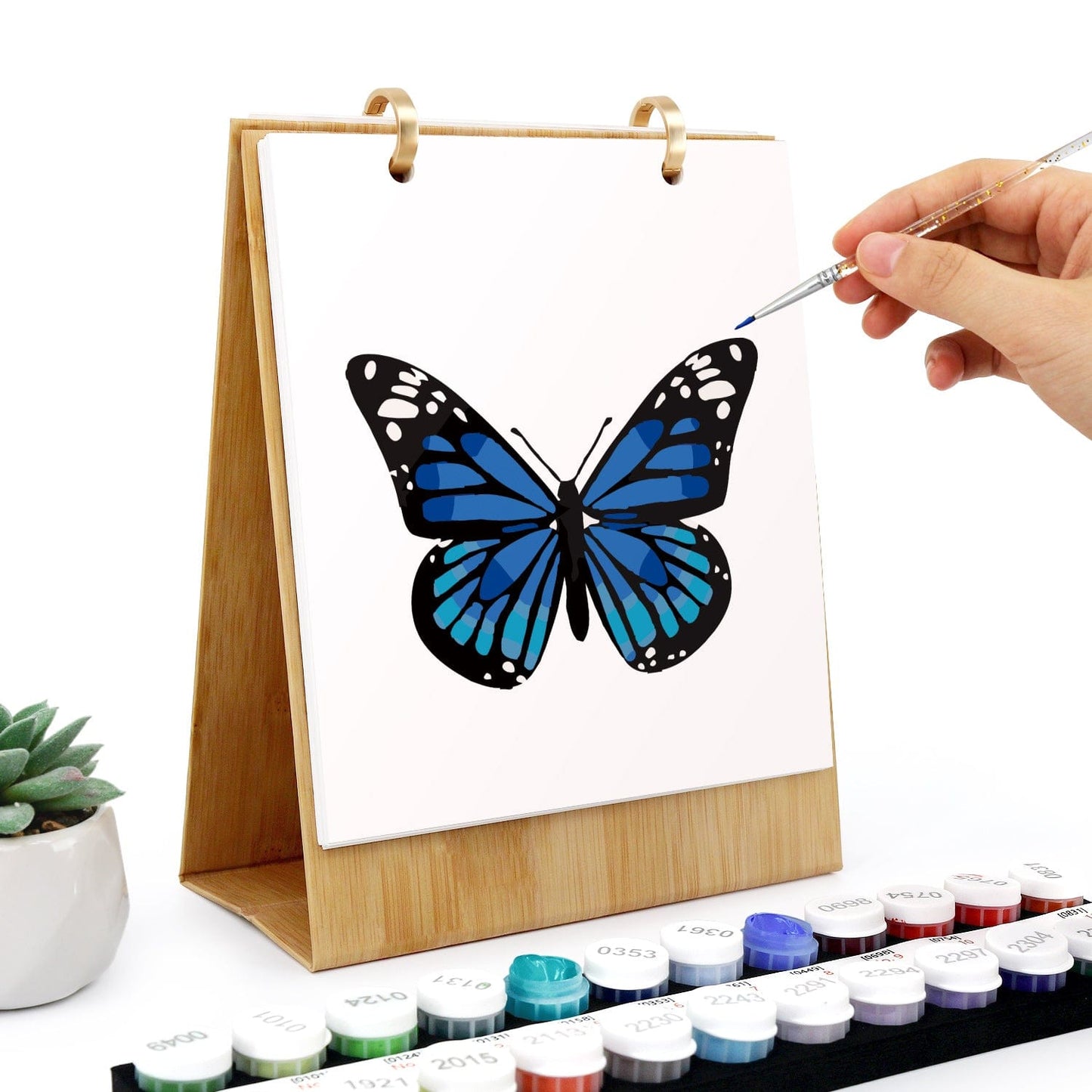 2026 Desk Calendar Series – Butterflies /Paint by Numbers(18.2cm x 22.5cm)
