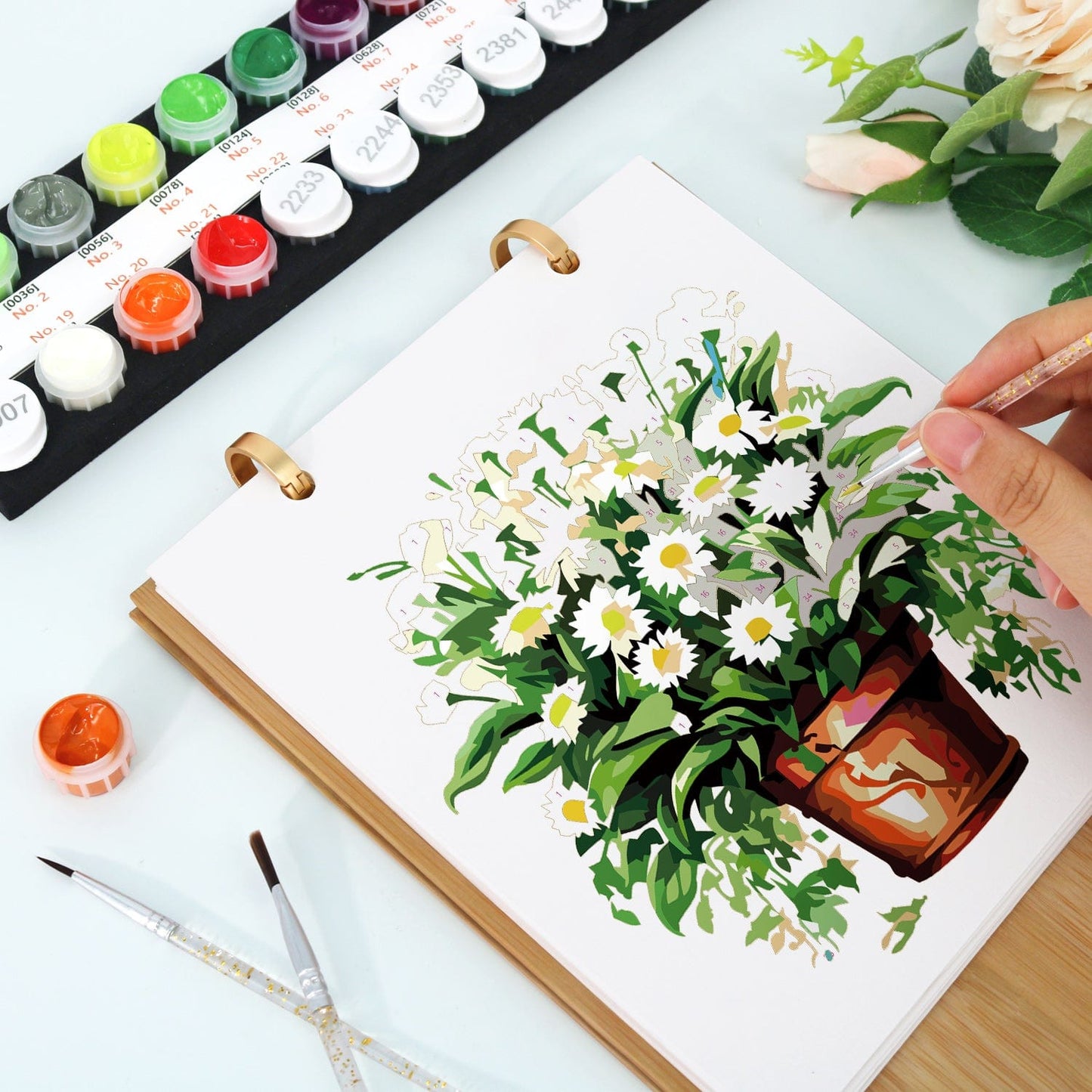 2026 Desk Calendar Series – Plants /Paint by Numbers(18.2cm x 22.5cm)