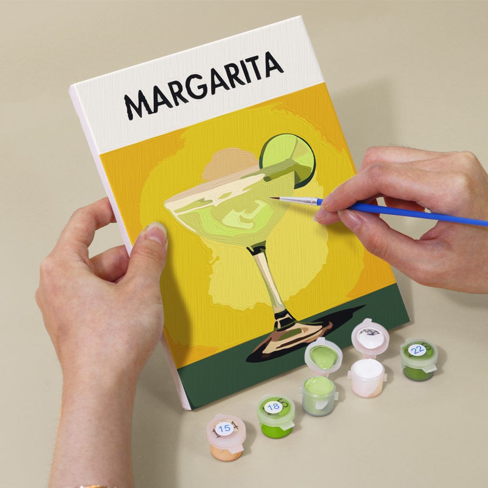 6 Mini Paintings – Cocktail Hour Set (5.9” x 7.9” / 15 x 20 cm)