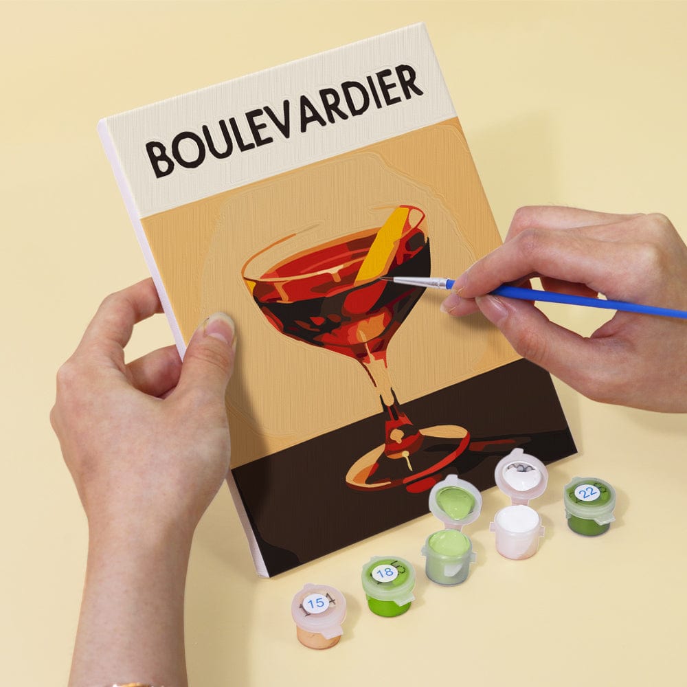 6 Mini Paintings – Signature Cocktails kit(5.9” x 7.9” / 15 x 20 cm)